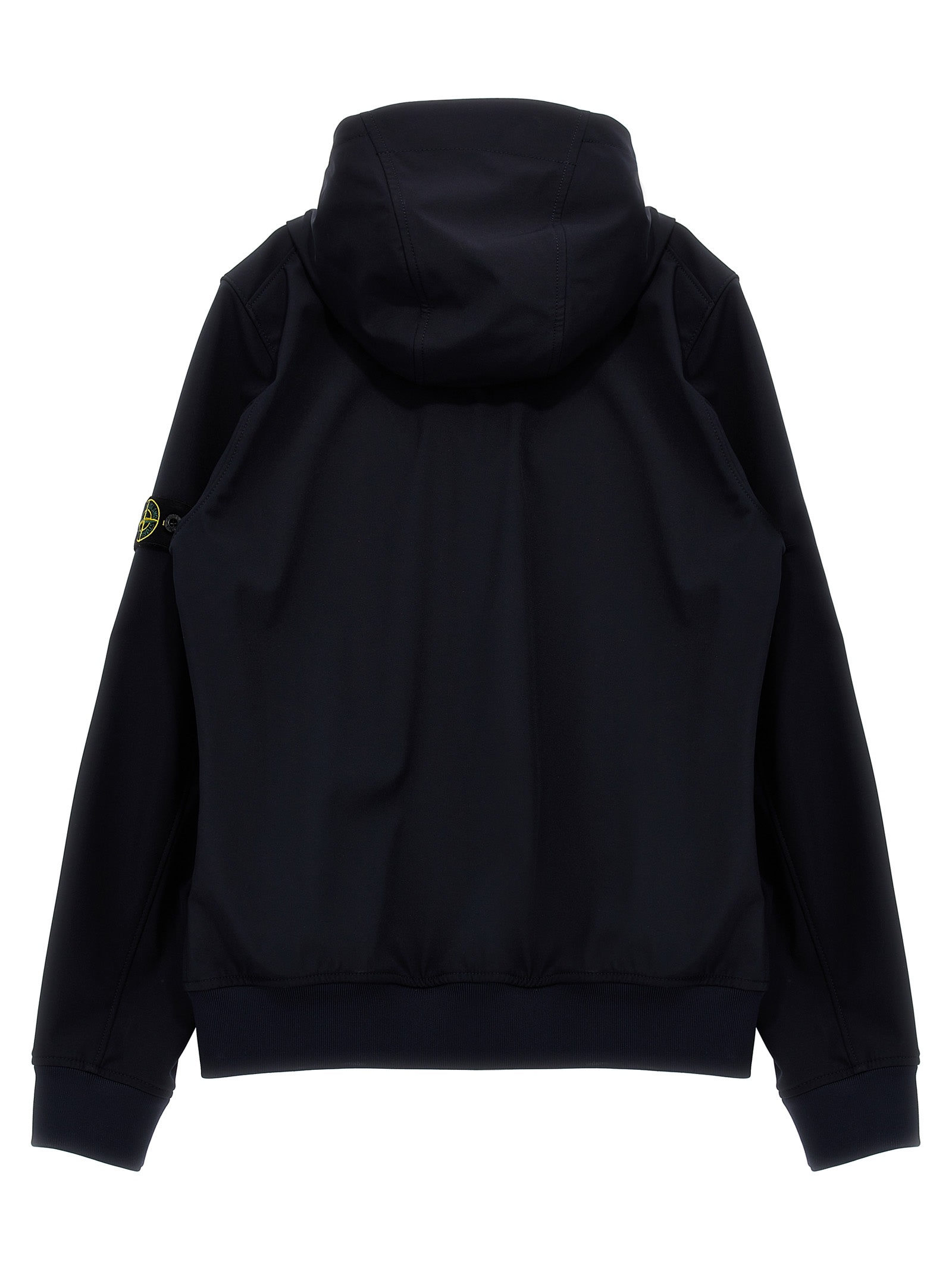 Stone Island Light Soft Shell-r E.dye® Technology Jacket In Blue