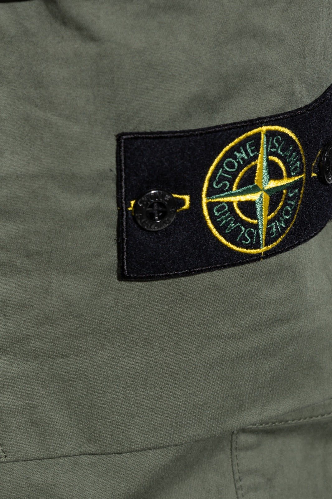 Shop Stone Island Regular Tapered Fit Cargo Pants In Military