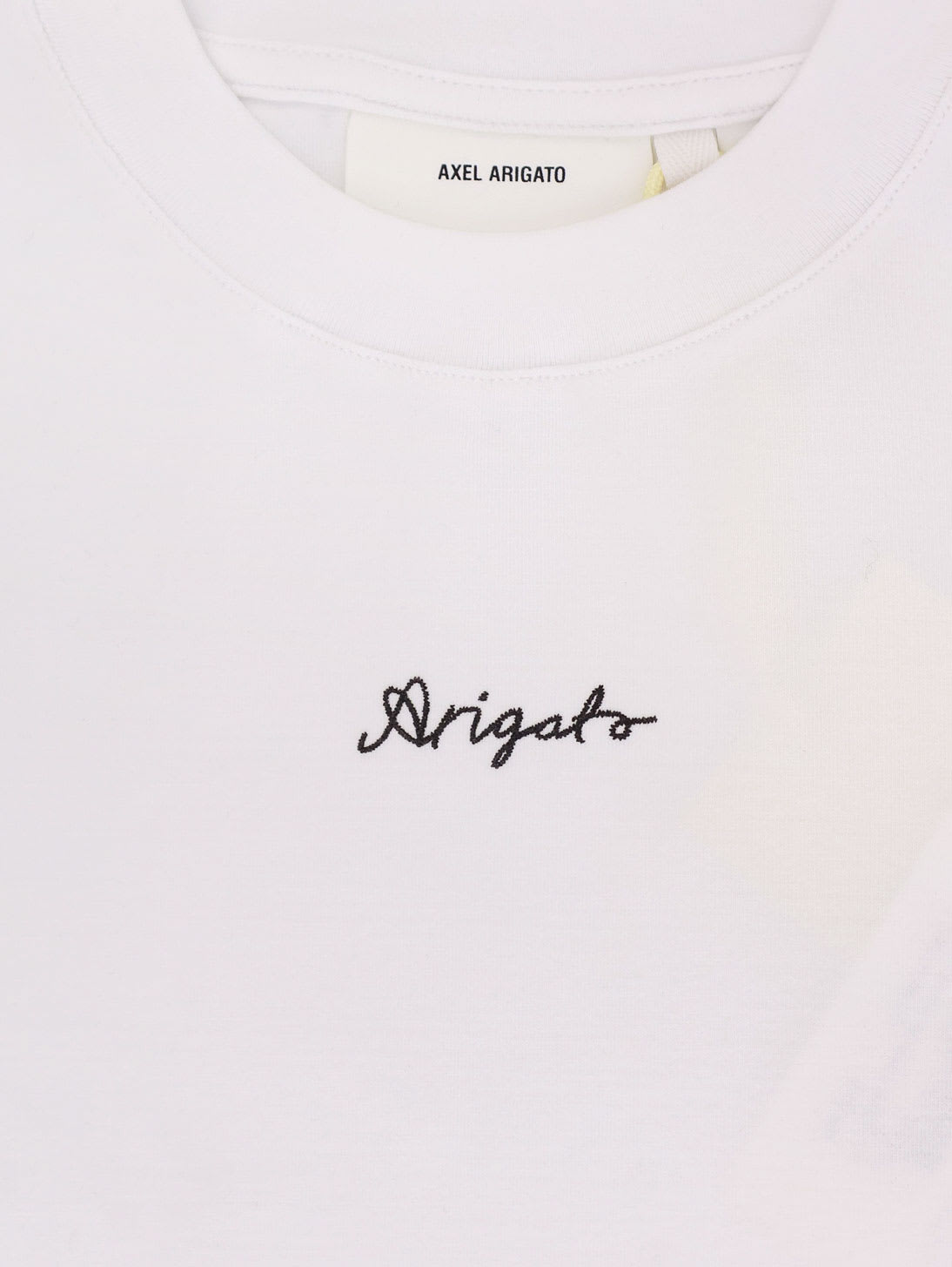 Axel Arigato Sketch Stretch Organic Cotton T-shirt In White