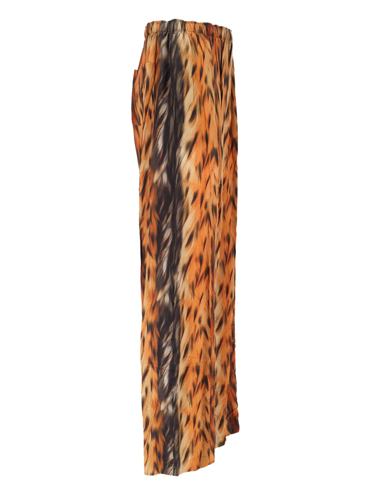 Balenciaga Pajamas-style Pants In Brown