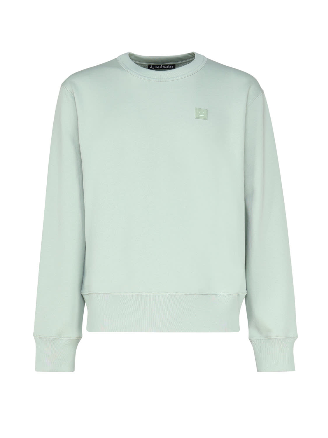 Acne Studios Cotton Sweatshirt In Green