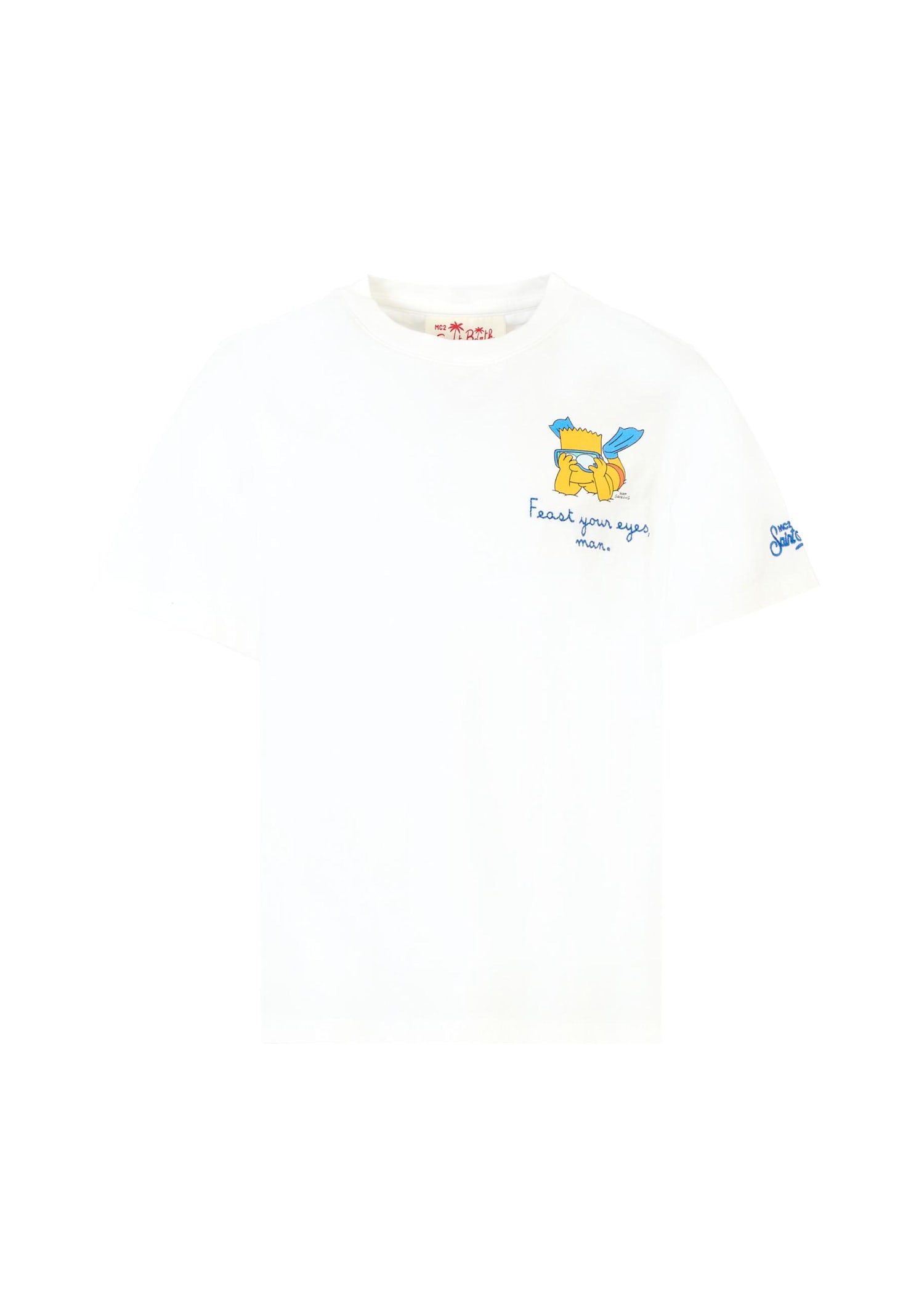 Mc2 Saint Barth T-shirt Kids Color Bianco 3 In White