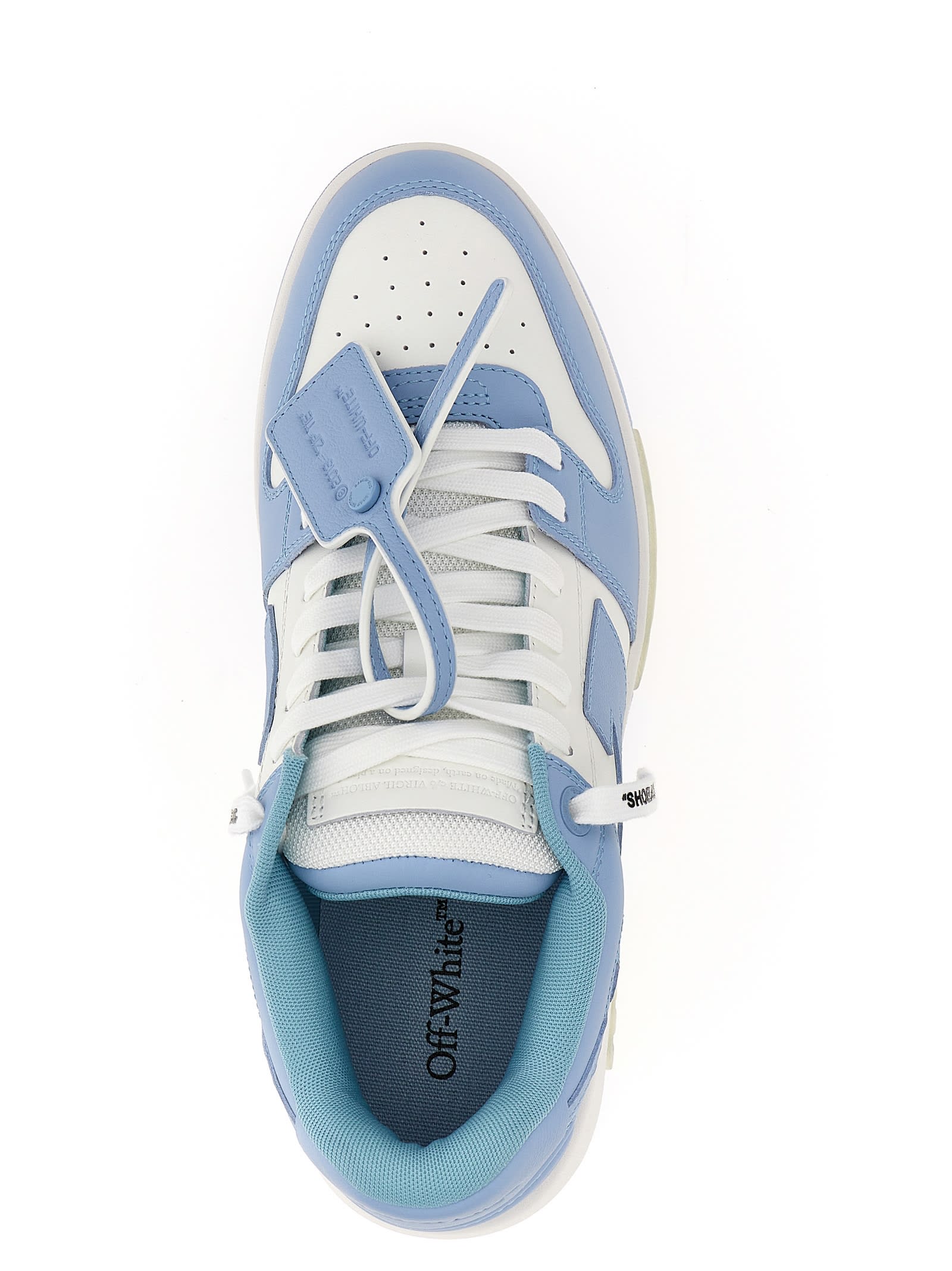 Off-white Out Of Office Sneakers In White/light Blue
