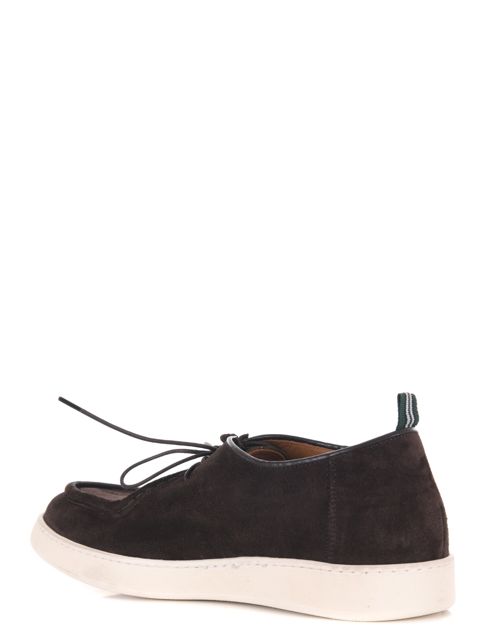 Shop Green George Shoes In Marrone Scuro