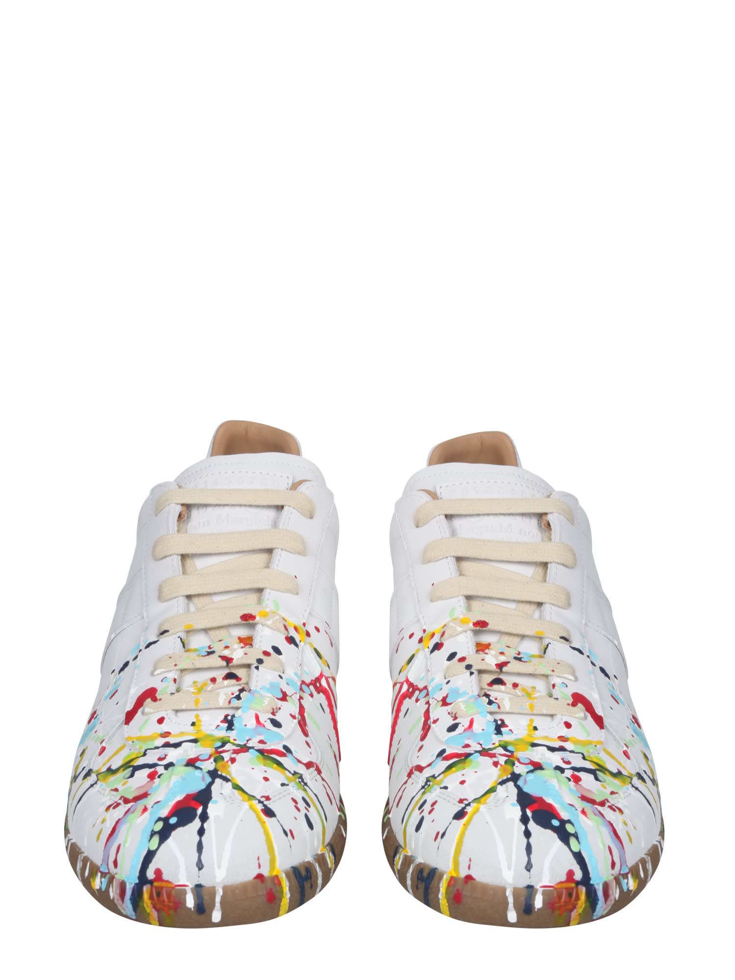 Shop Maison Margiela Sneaker Replica In White