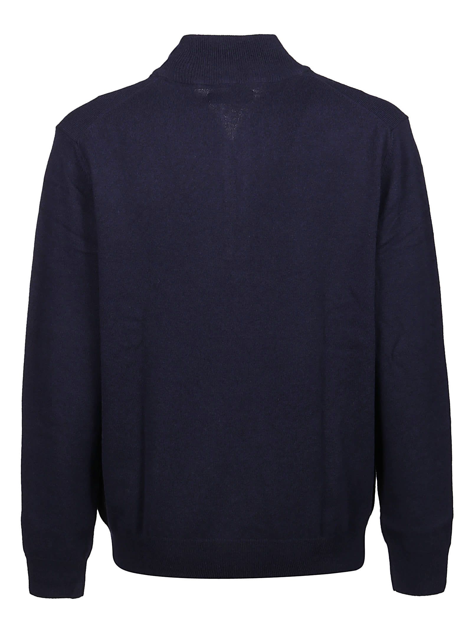 Shop Polo Ralph Lauren Half Zip Sweater In Hunter Navy