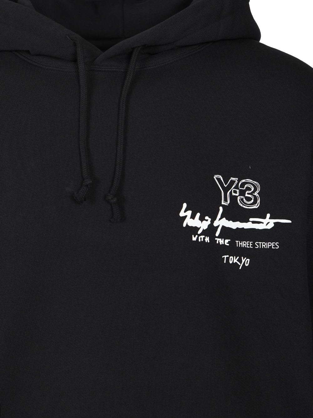 Y-3 Relaxed Fit Hoodie In Black