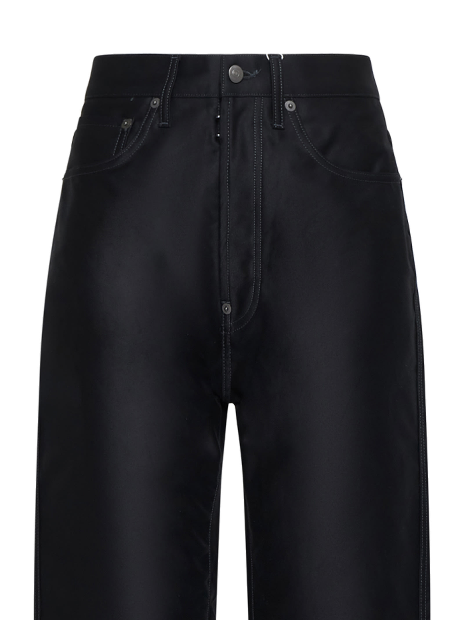 Shop Maison Margiela Pants In Black