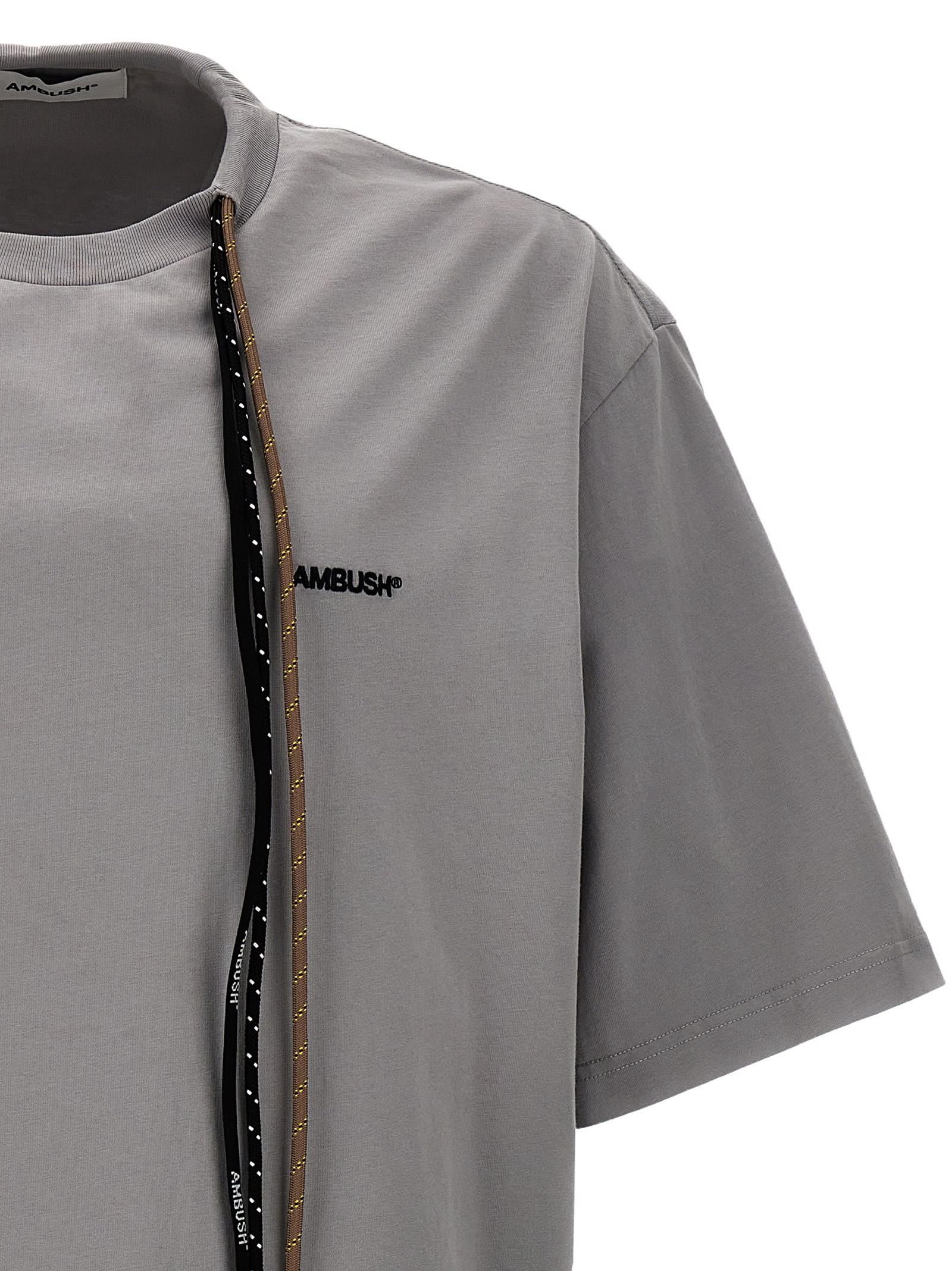 Shop Ambush New Multicord T-shirt In Gray