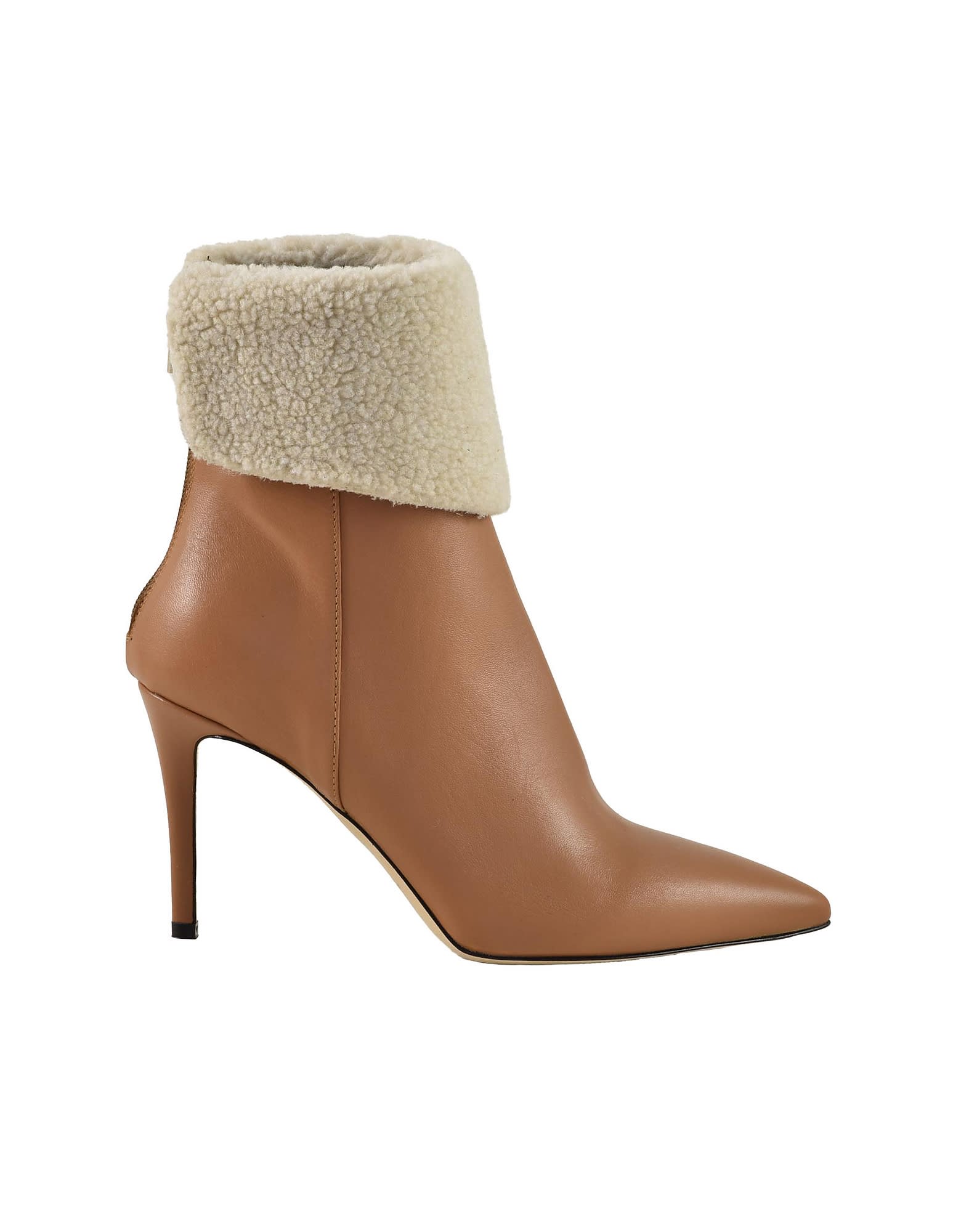 Manila Grace Womens Leather Booties
