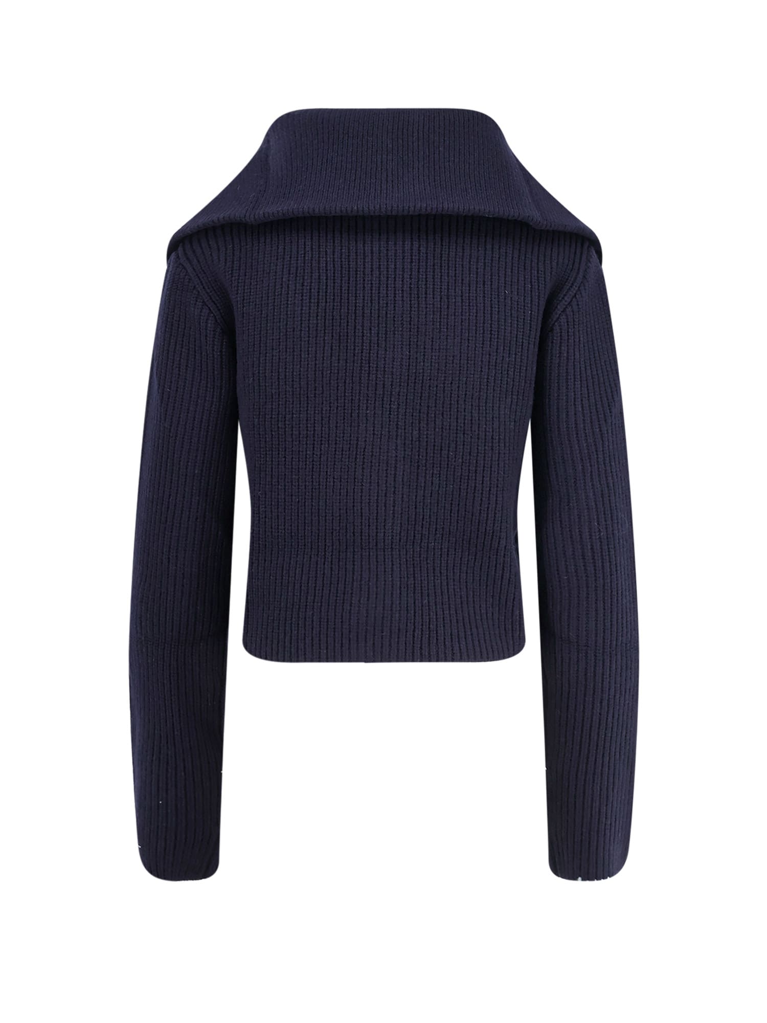 Axel Arigato Women Celin Ribbed Wool Blend Cardigan In Blue