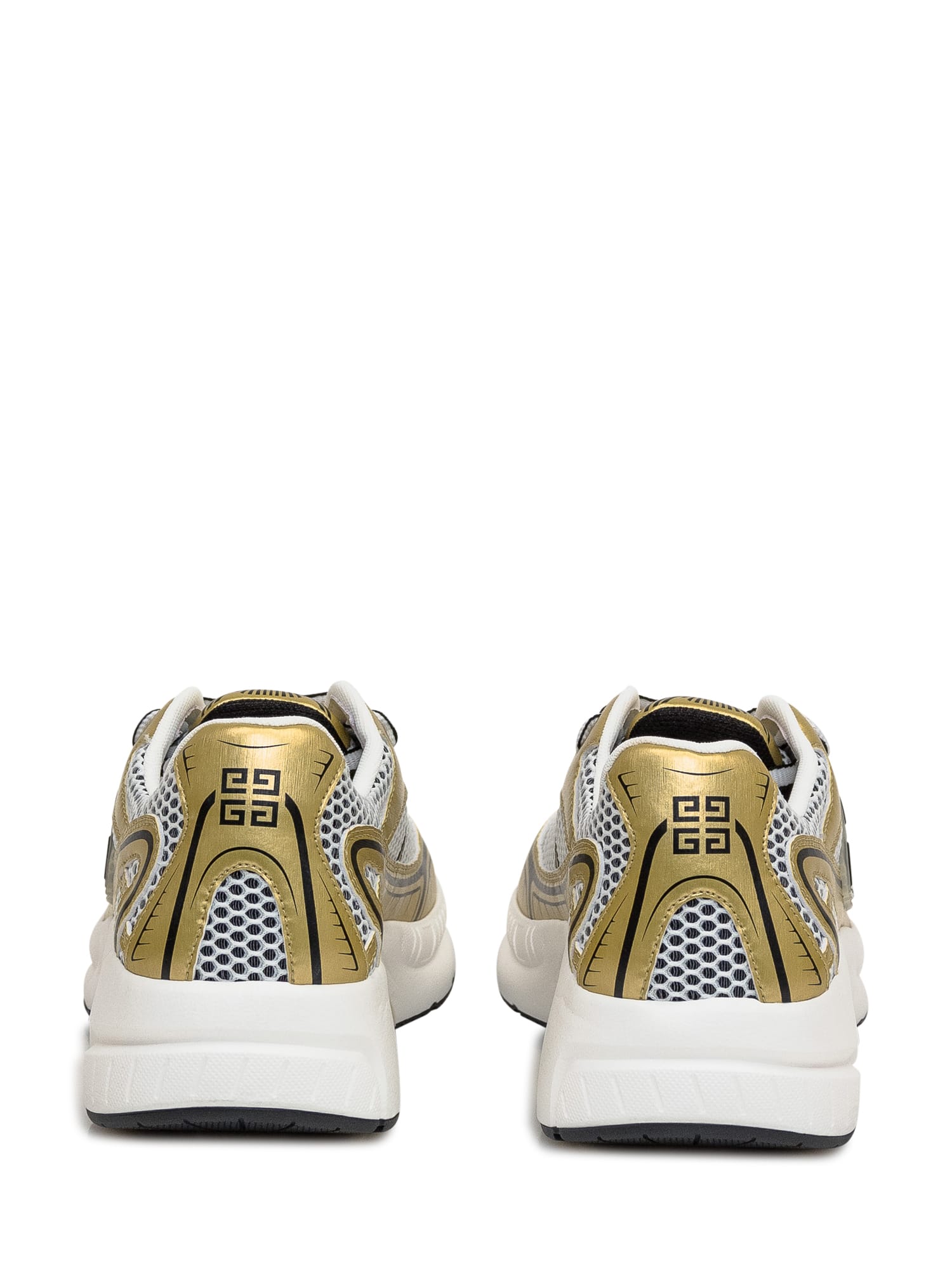 Shop Givenchy Nfnty52 Sneaker In Golden