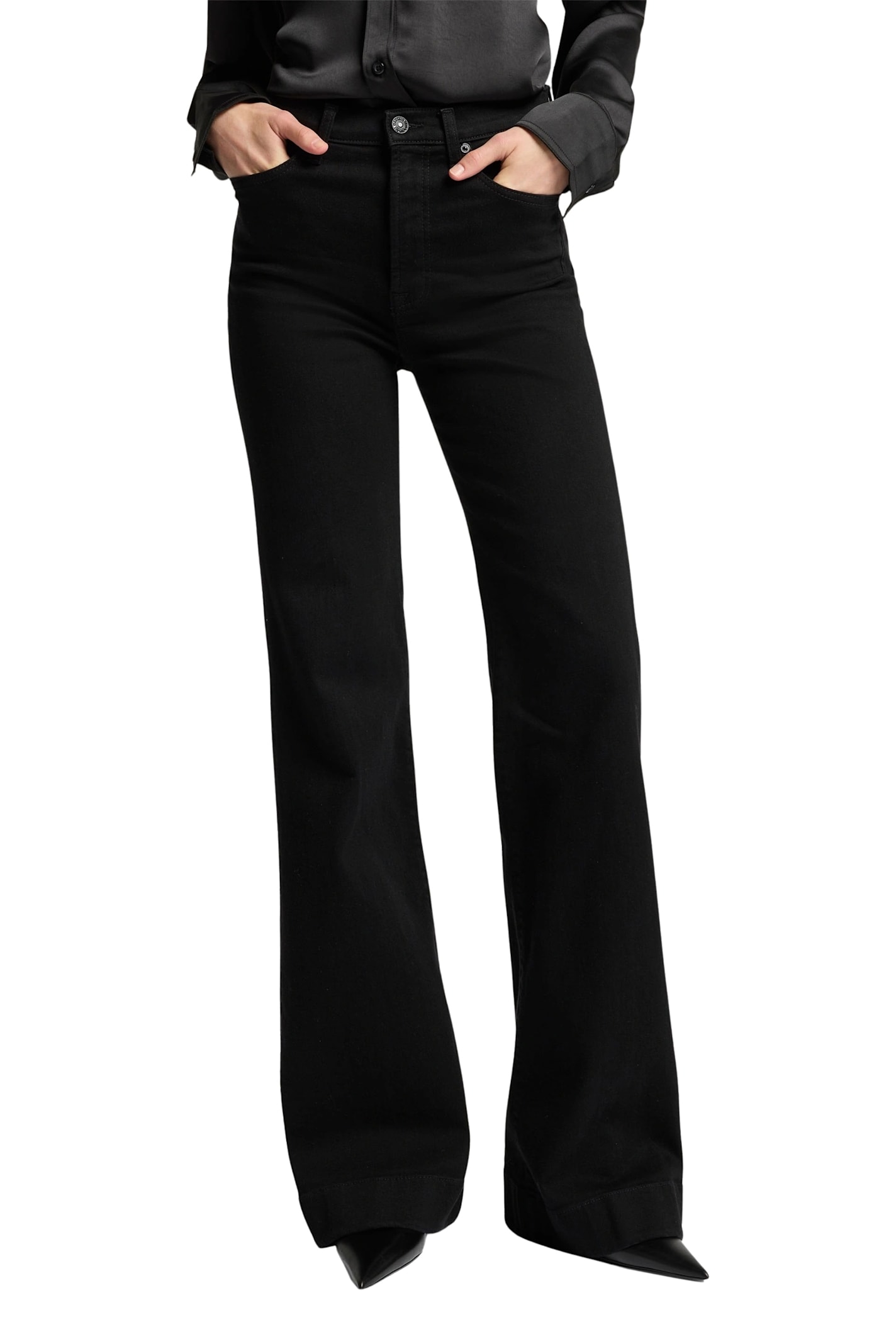 7 For All Mankind Modern Dojo Soho Night In Black