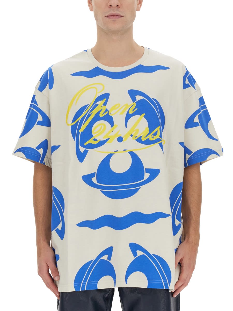 Shop Vivienne Westwood Oversize T-shirt In Multicolour
