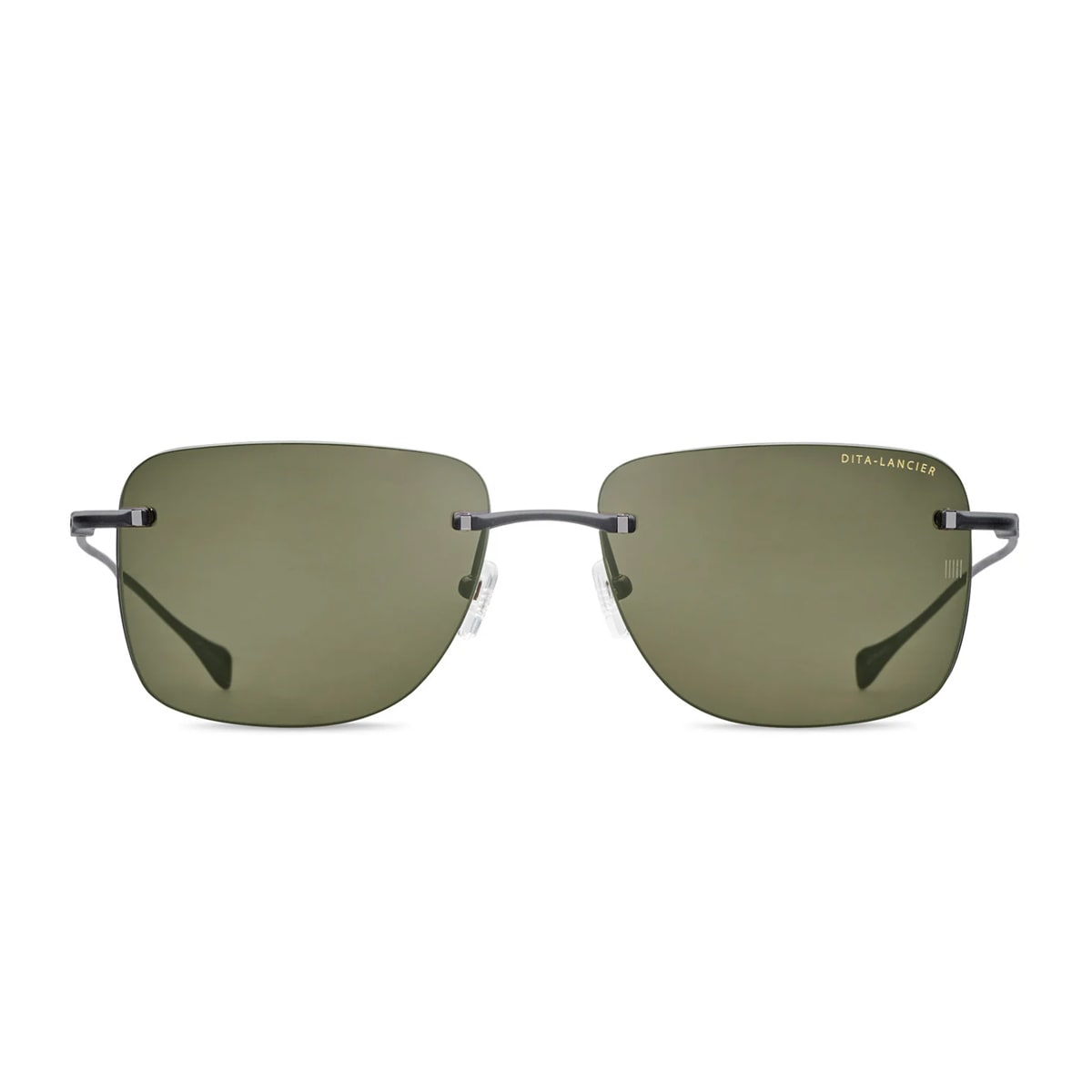 Dita Lancier Lsa 119 04 Matte Black Sunglasses In Brown