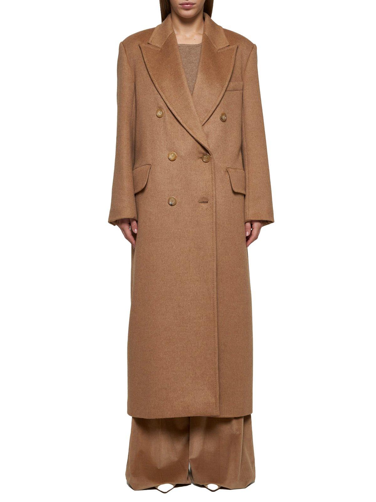 MAX MARA DOUBLE-BREASTED COLLARED COAT 