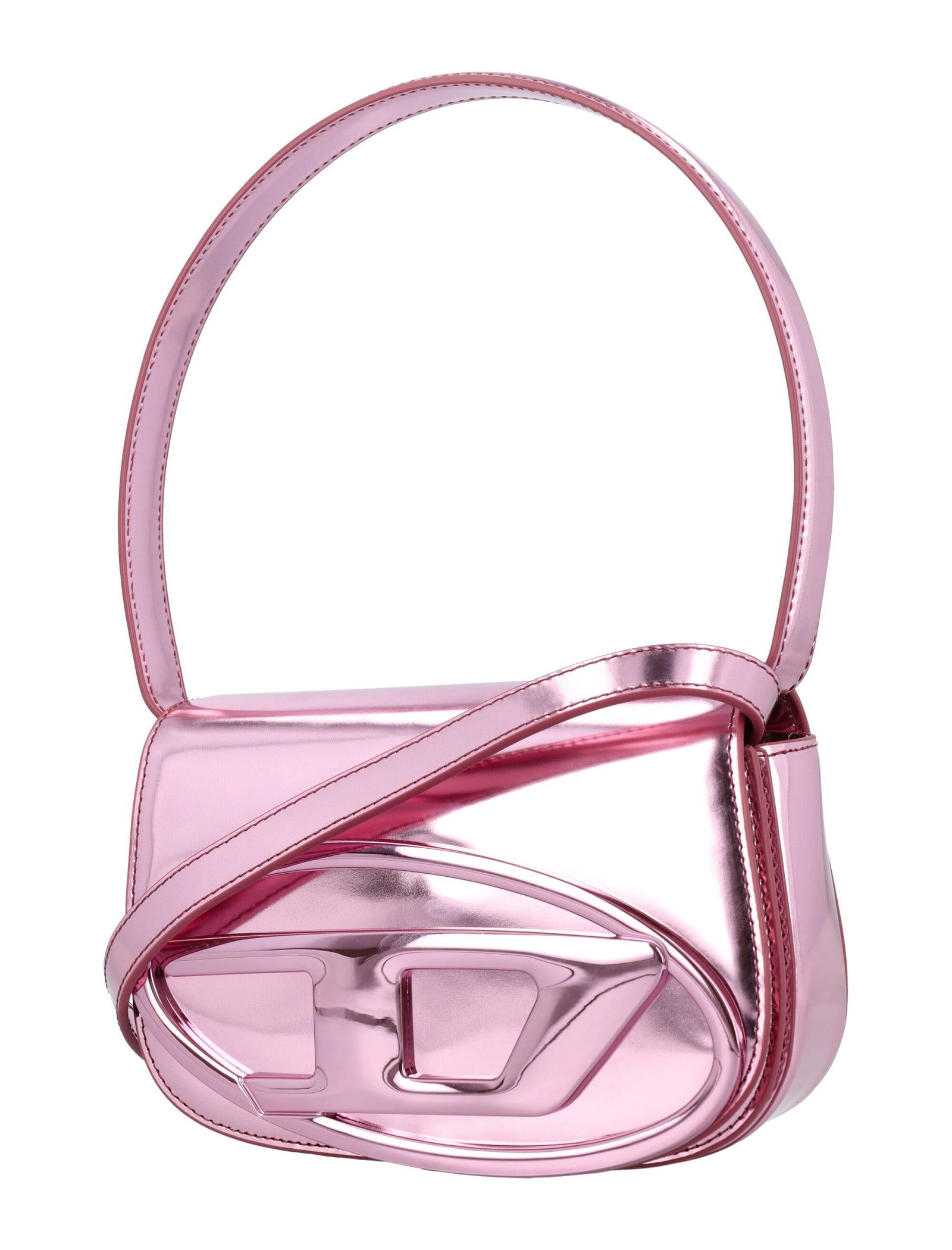 Shop Diesel 1dr Handle Bag In Pink