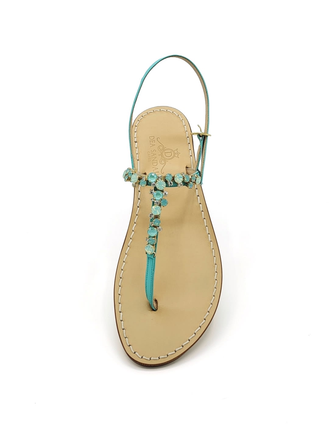 Capri Paradise Sandals Aqua Green