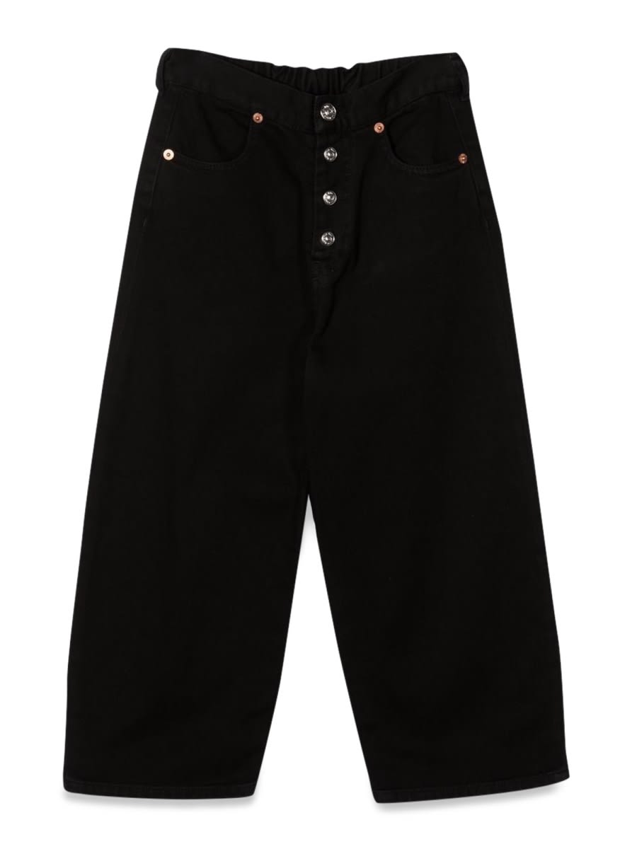 Mm6 Maison Margiela Pantaloni In Black
