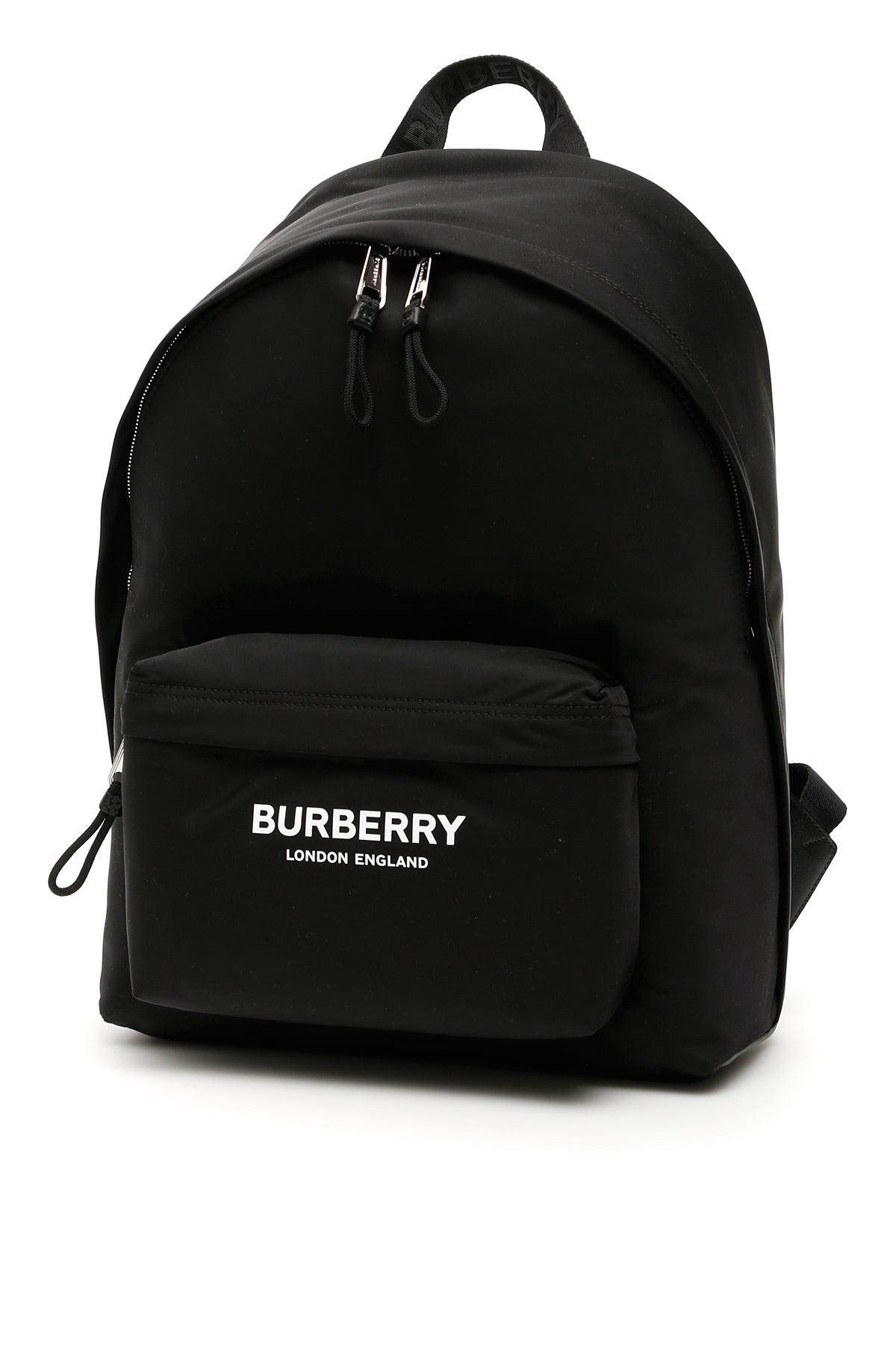 Burberry Logo Printed Backpack