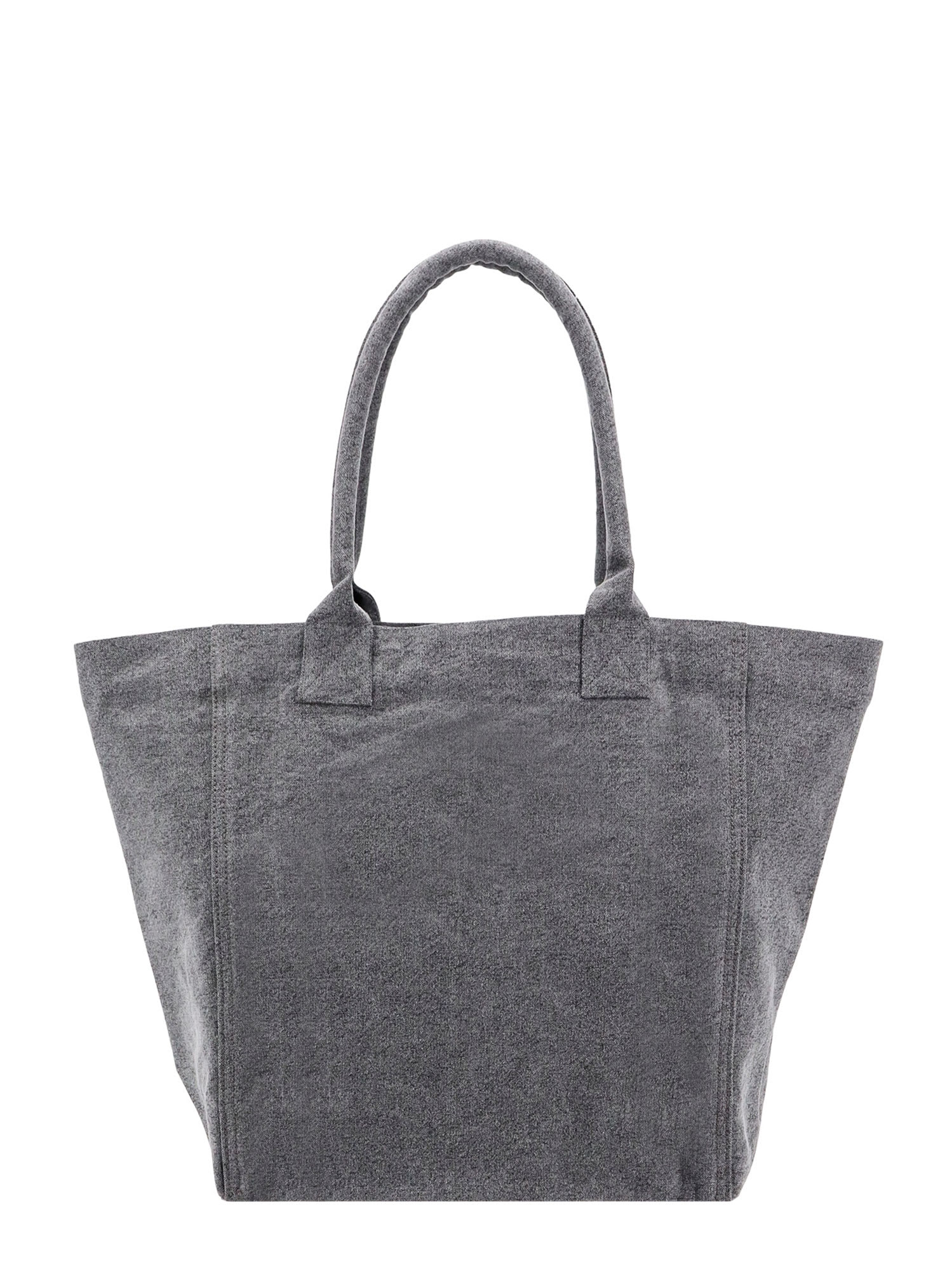 Shop Isabel Marant Yenky Shoulder Bag In Grey