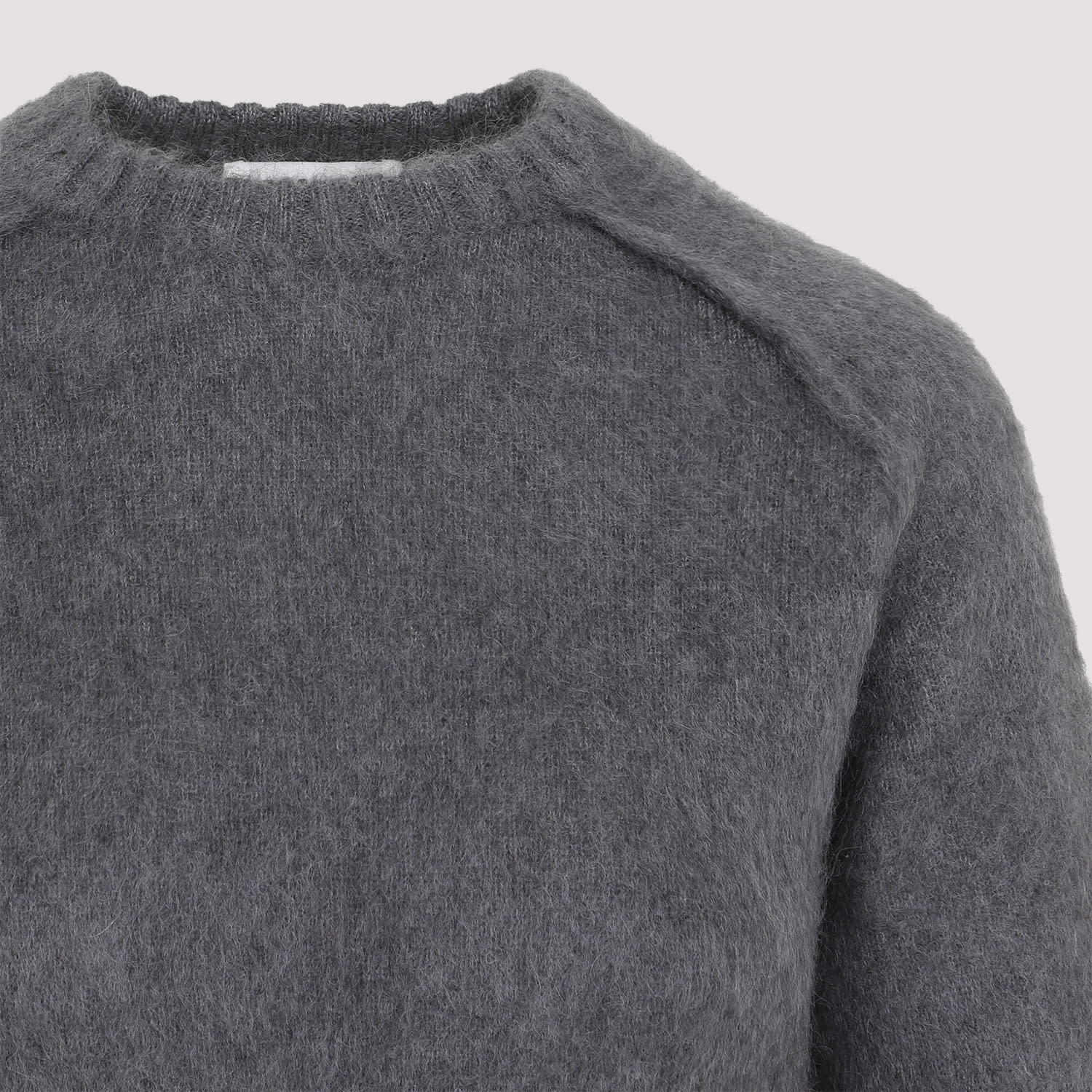 Shop Jil Sander Virgin Wool Pullover In Rainstorm