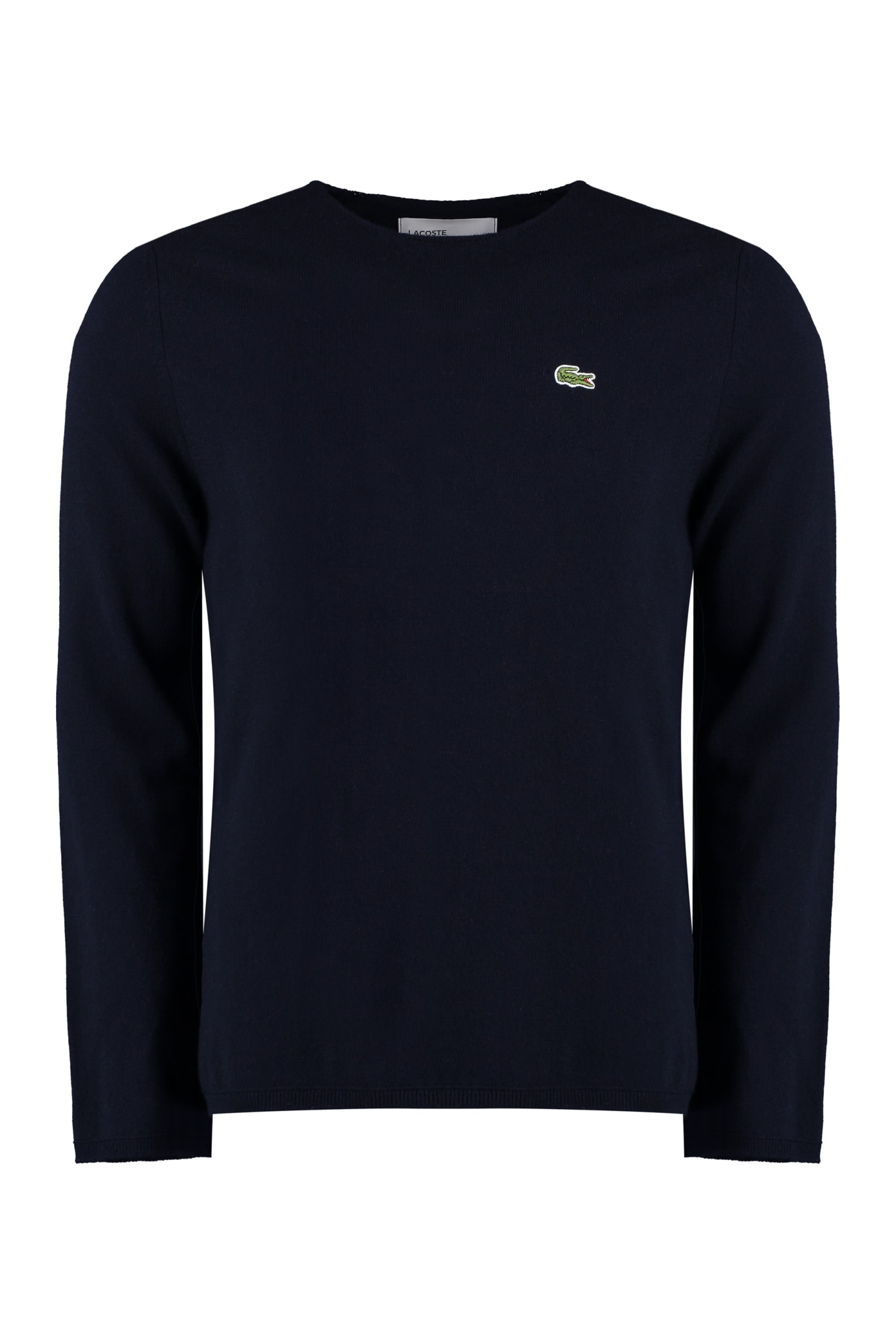 Comme Des Garçons Shirt Lacoste X Comme Des Garçons - Crew-neck Wool Sweater In Blue