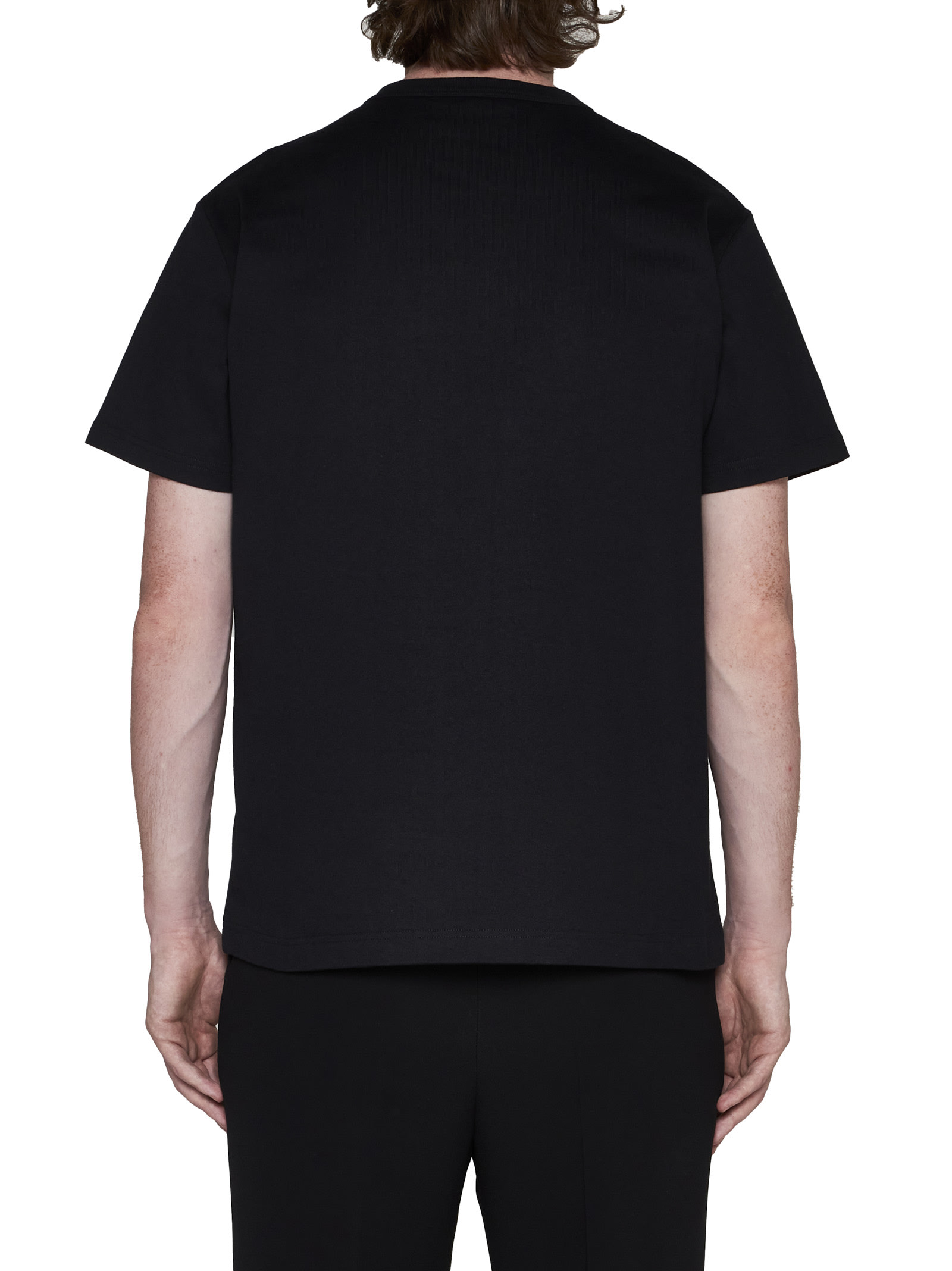 Alexander Mcqueen Alexander Mc Queen Skull T Shirt In Black White