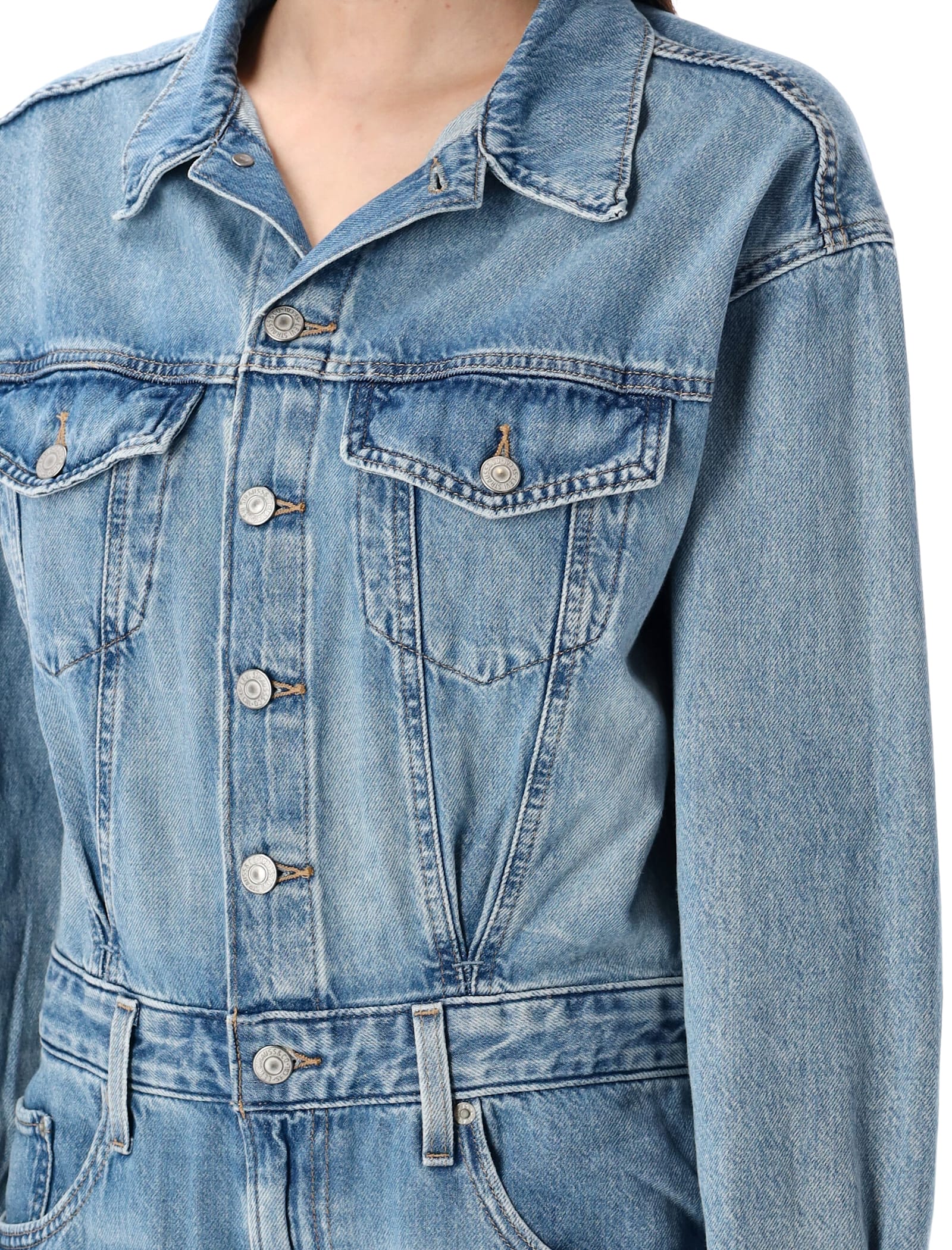 Levi's Denim Jumpsuit In Blue