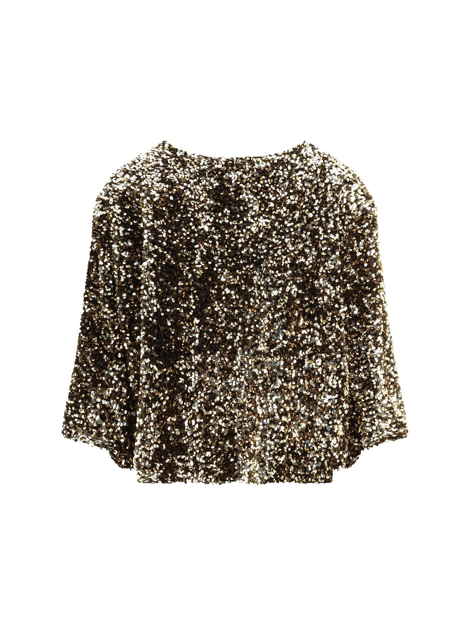 Ella Sequined Blouse In Blue