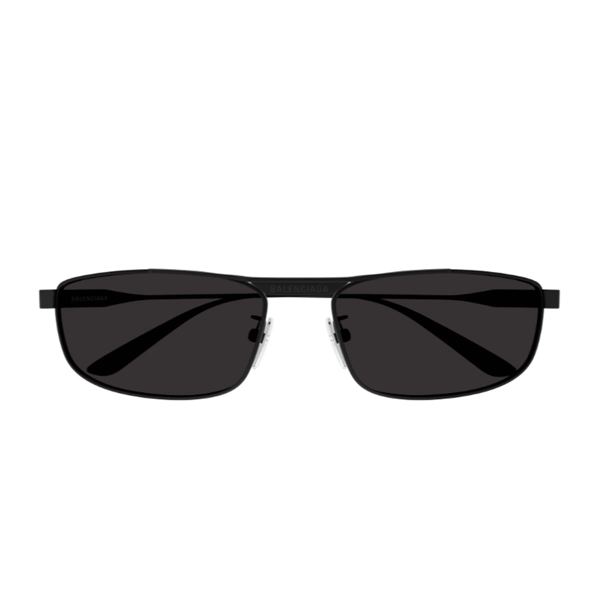 Balenciaga Bb0451s Tag 3.0 Linea Everyday 001 Black Grey Sunglasses In Black