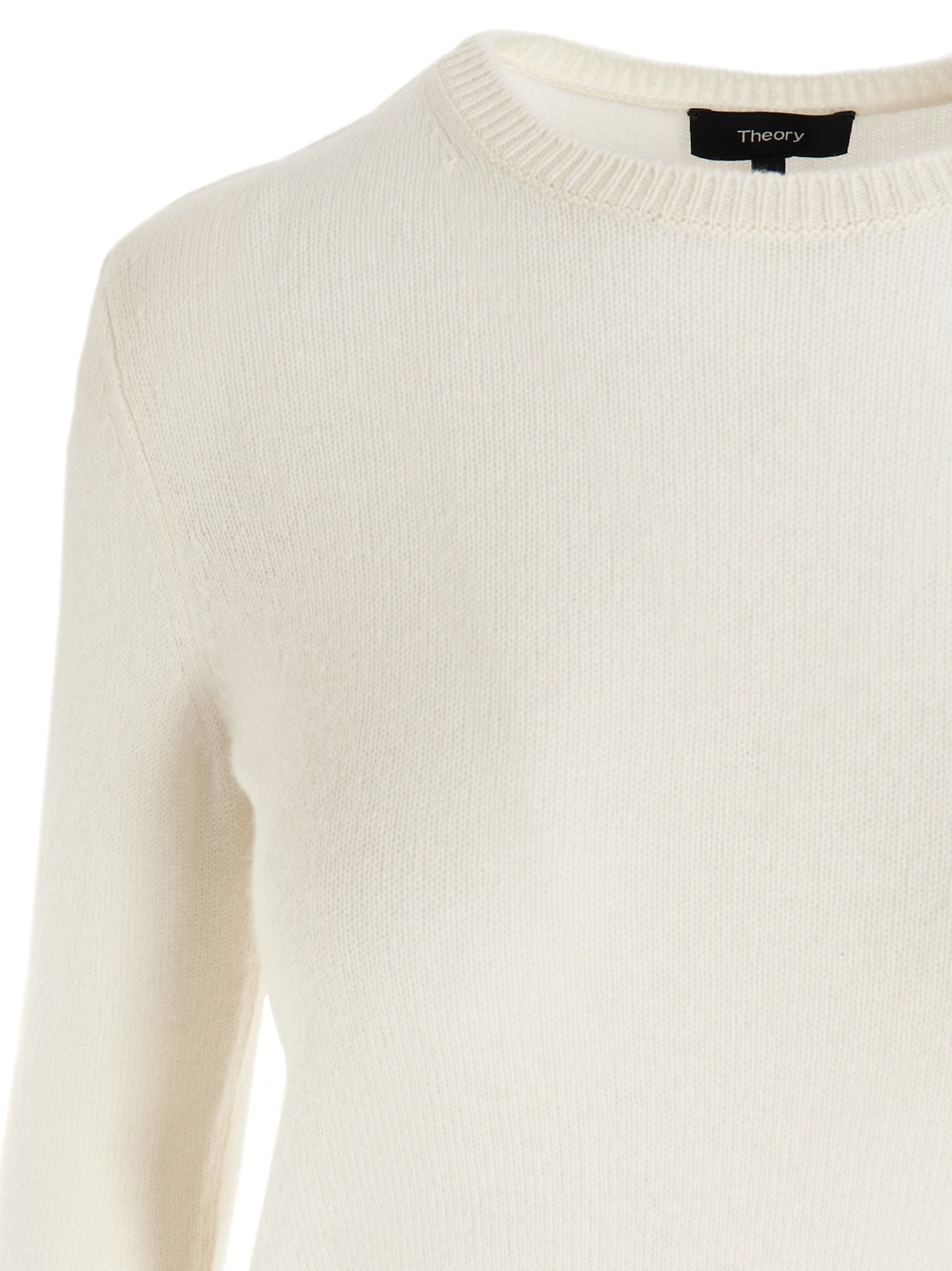 Shop Theory Cashmere Sweater In White