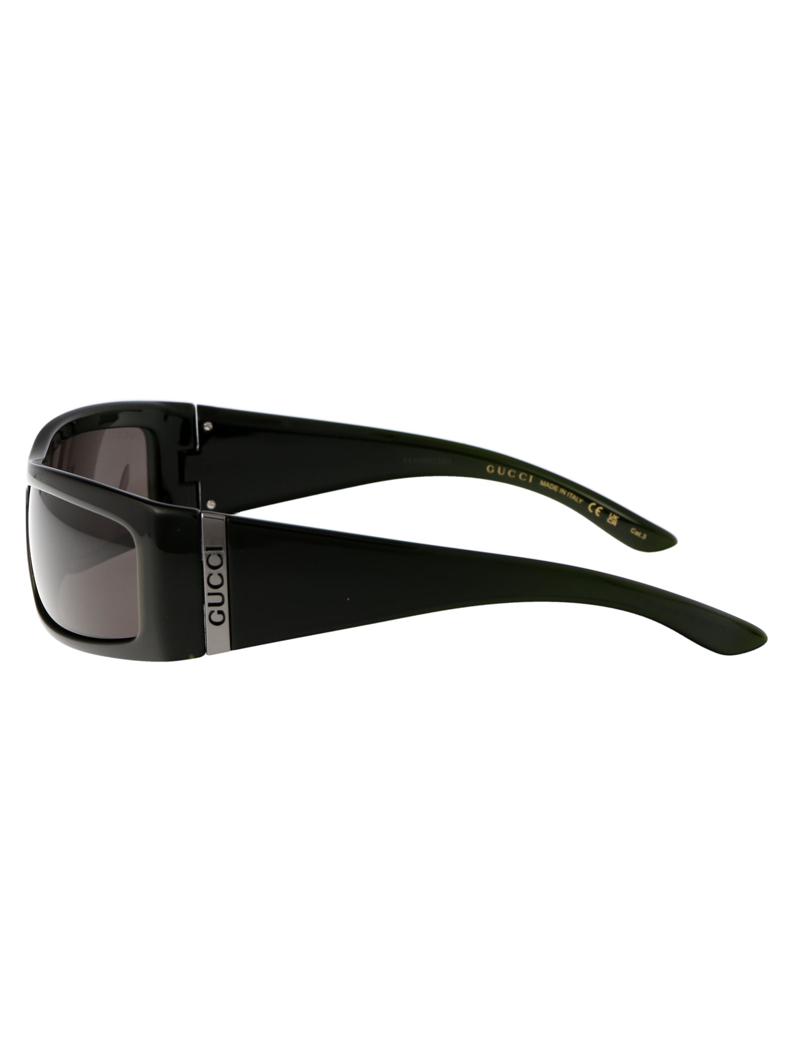 Gucci Green Green Grey Acetate Sunglasses