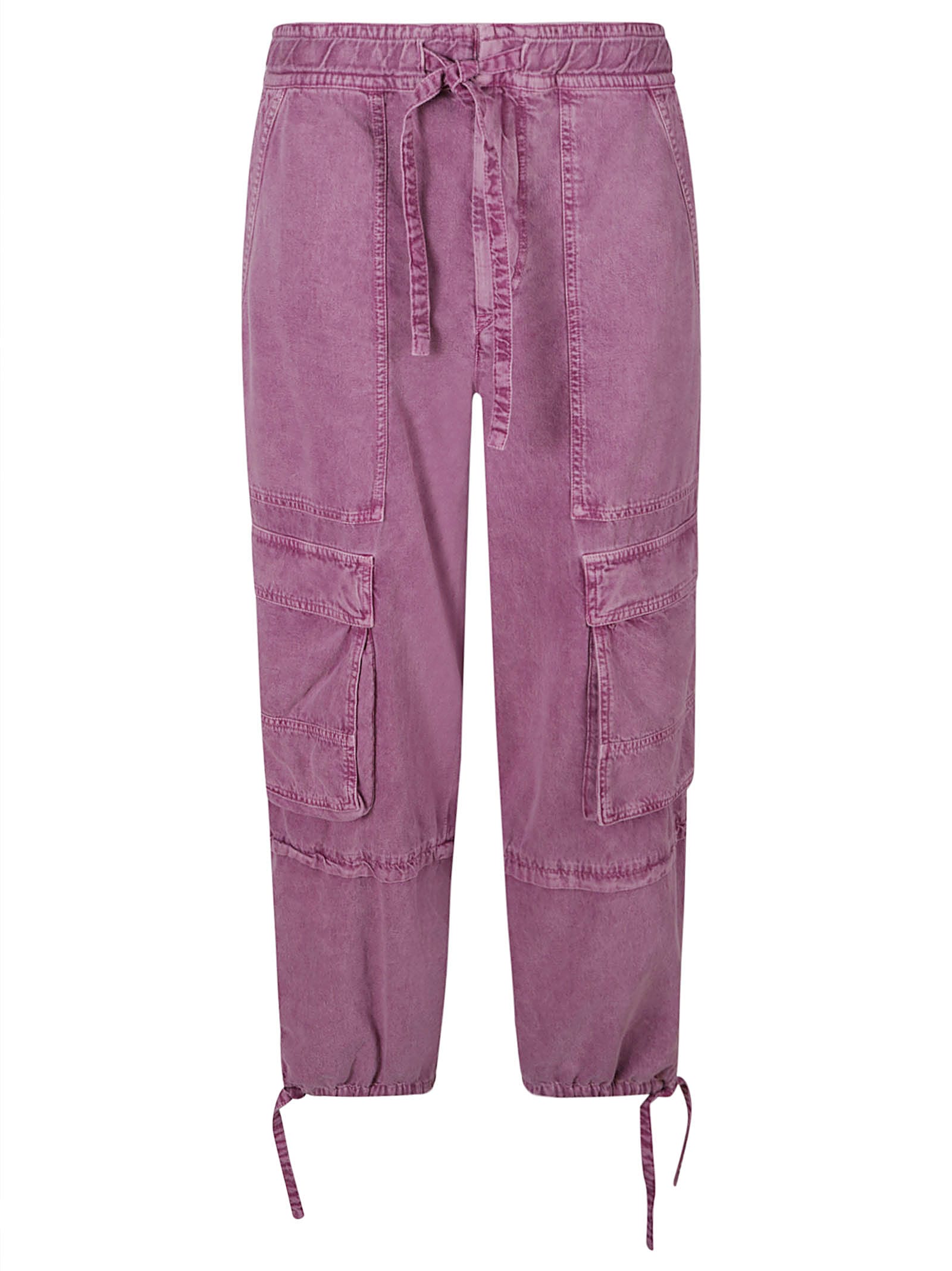 Shop Marant Etoile Ivy Cargo Pants In Pink