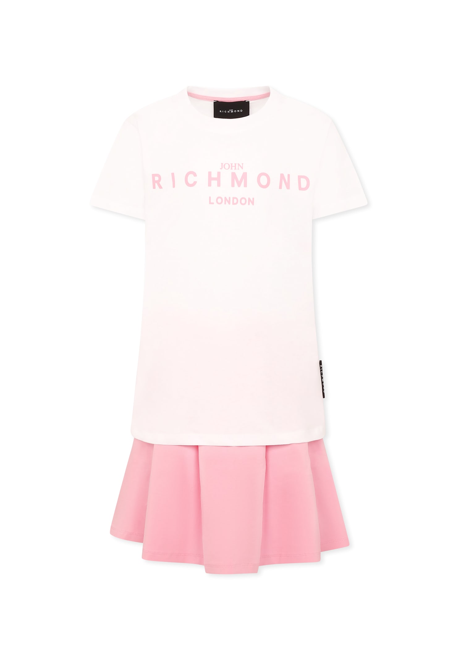 Richmond White Suit For Girl With Logo In White