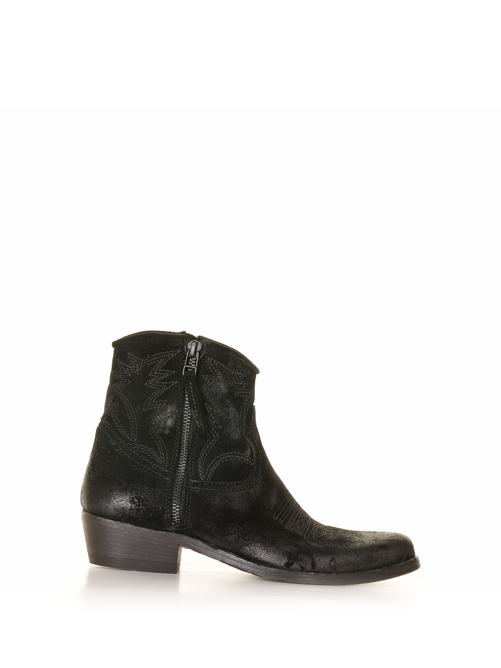 Black Low Texan Boot