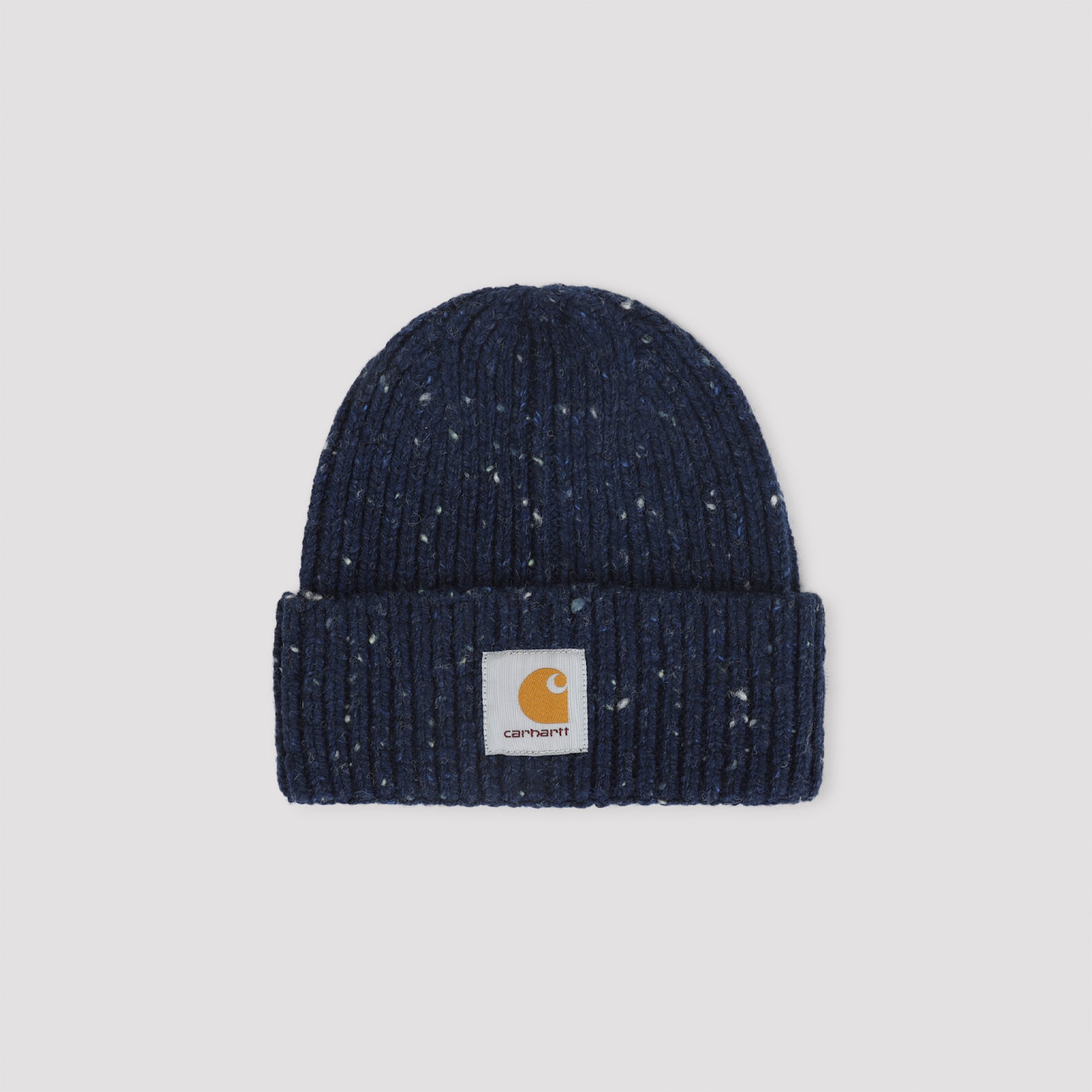 Carhartt Wip Speckled Jupiter Blue Wool Anglistic Beanie In Blue