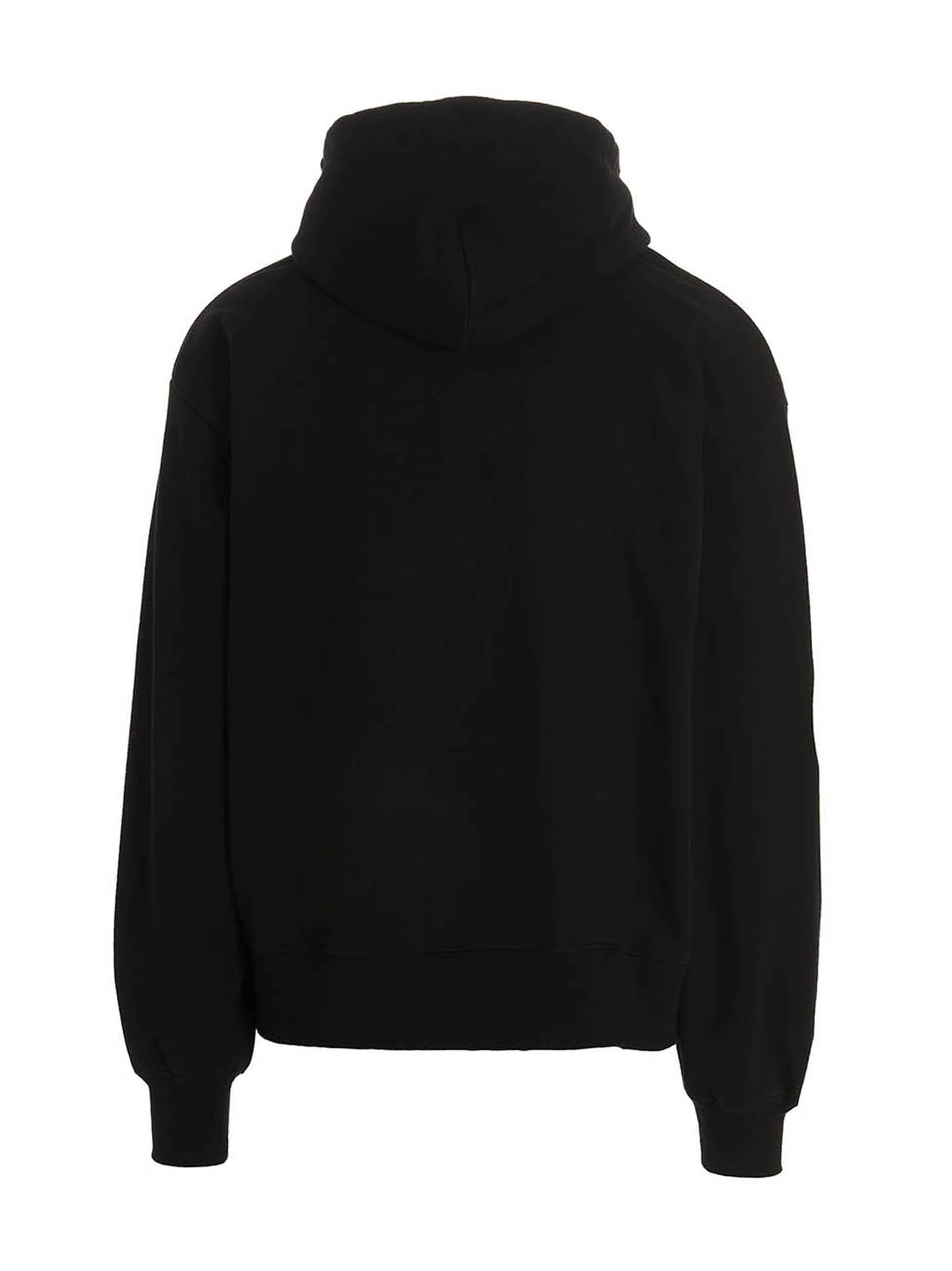 Shop Gcds Waved Logo Hoodie In Black
