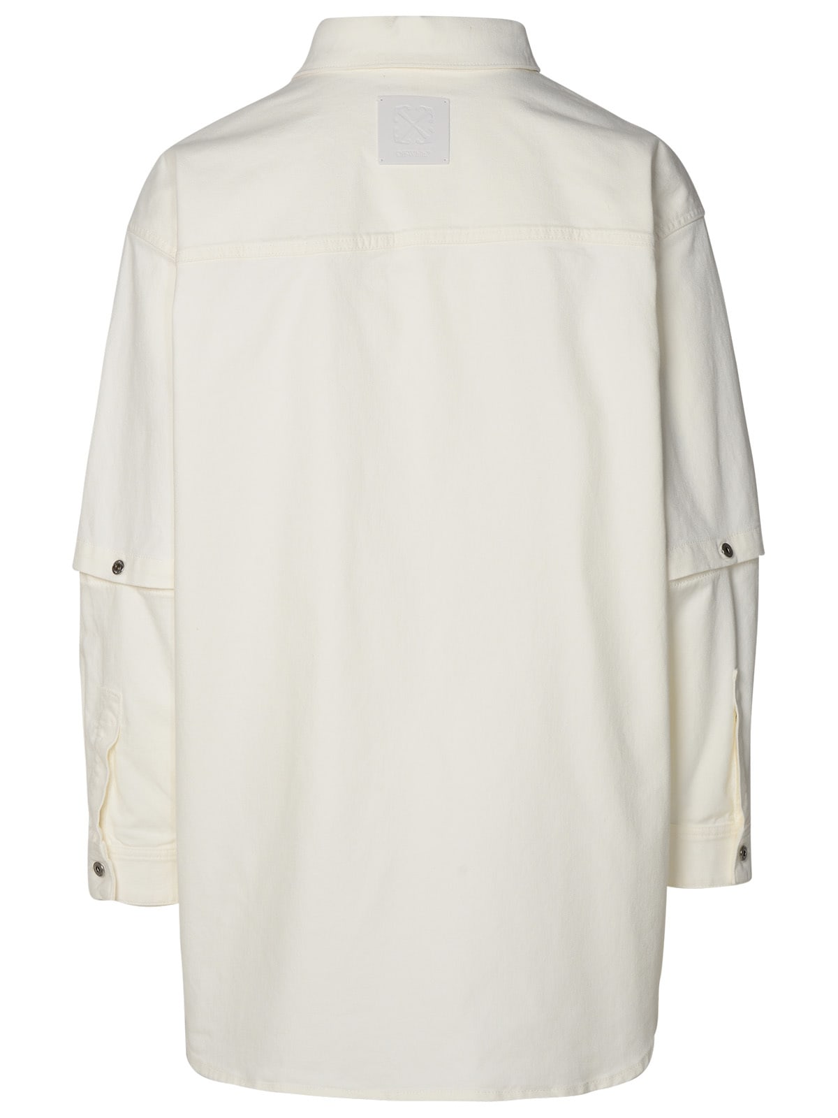 Shop Off-white White Cotton Shirt In Gesso