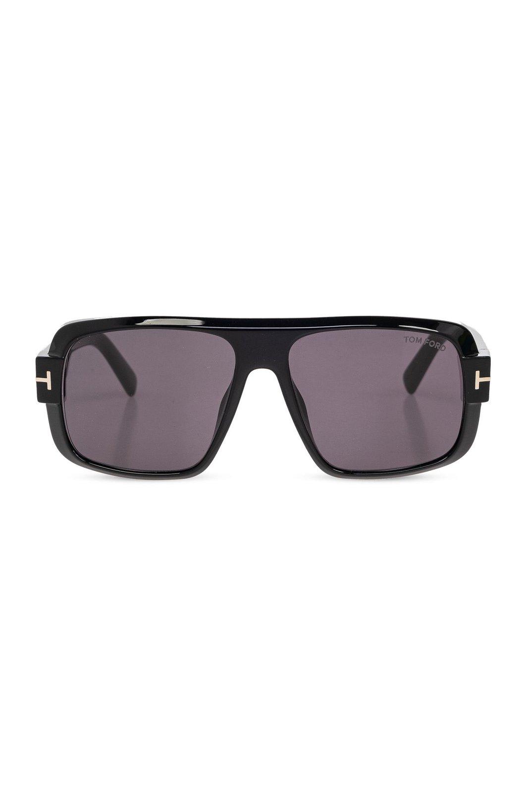 Tom Ford Turner Aviator Frame Sunglasses Sunglasses In Black