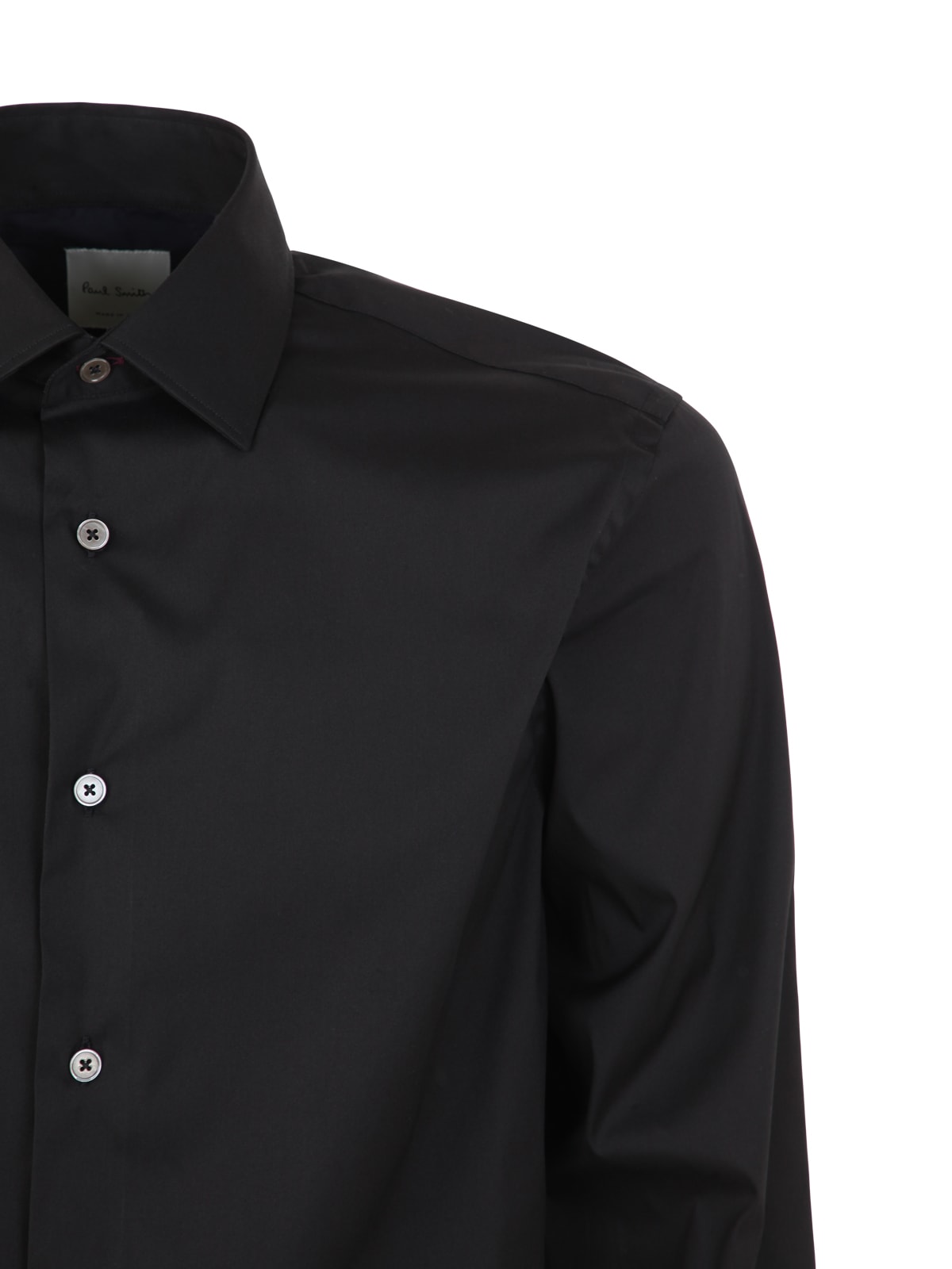 Shop Paul Smith Mens Tailored Fit Shirt In Black