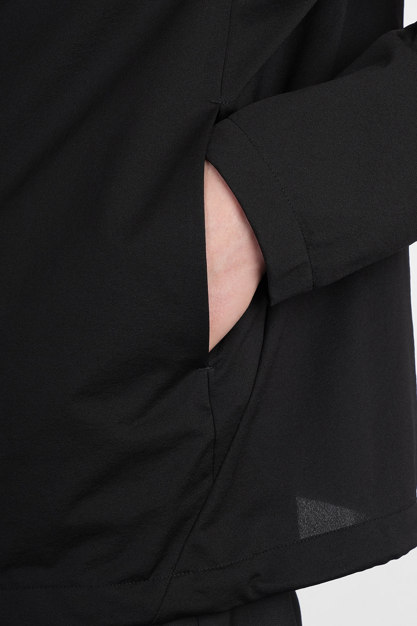 Attachment Cotton-blend Bomber Jacket In Black
