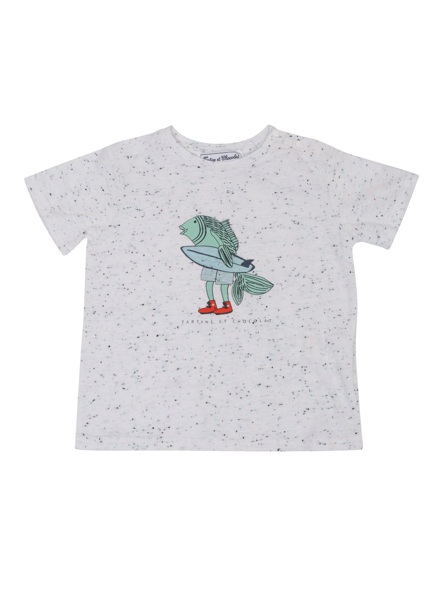 Tartine Et Chocolat Kids' T-shirt In Gray