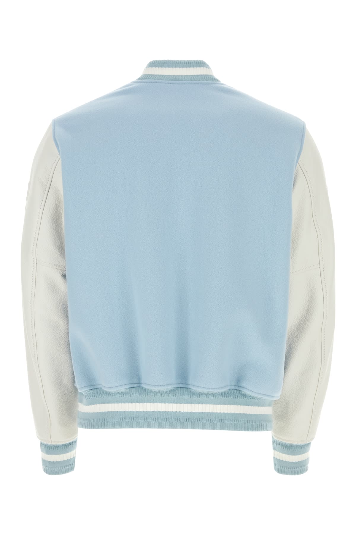 Shop Givenchy Bomber In Whiteskyblue