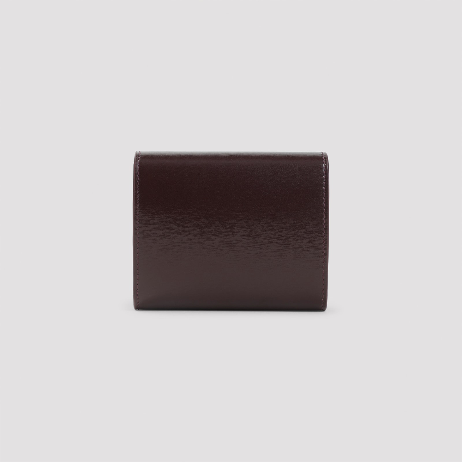 Celine Small Flap Wallet In Brown