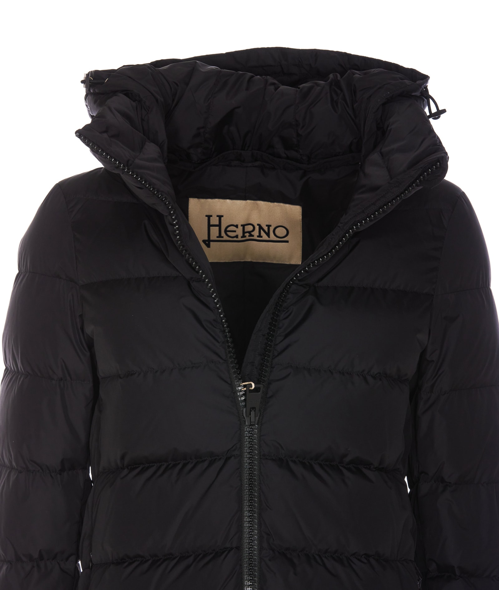 Herno Chamonix Down Jacket In Black