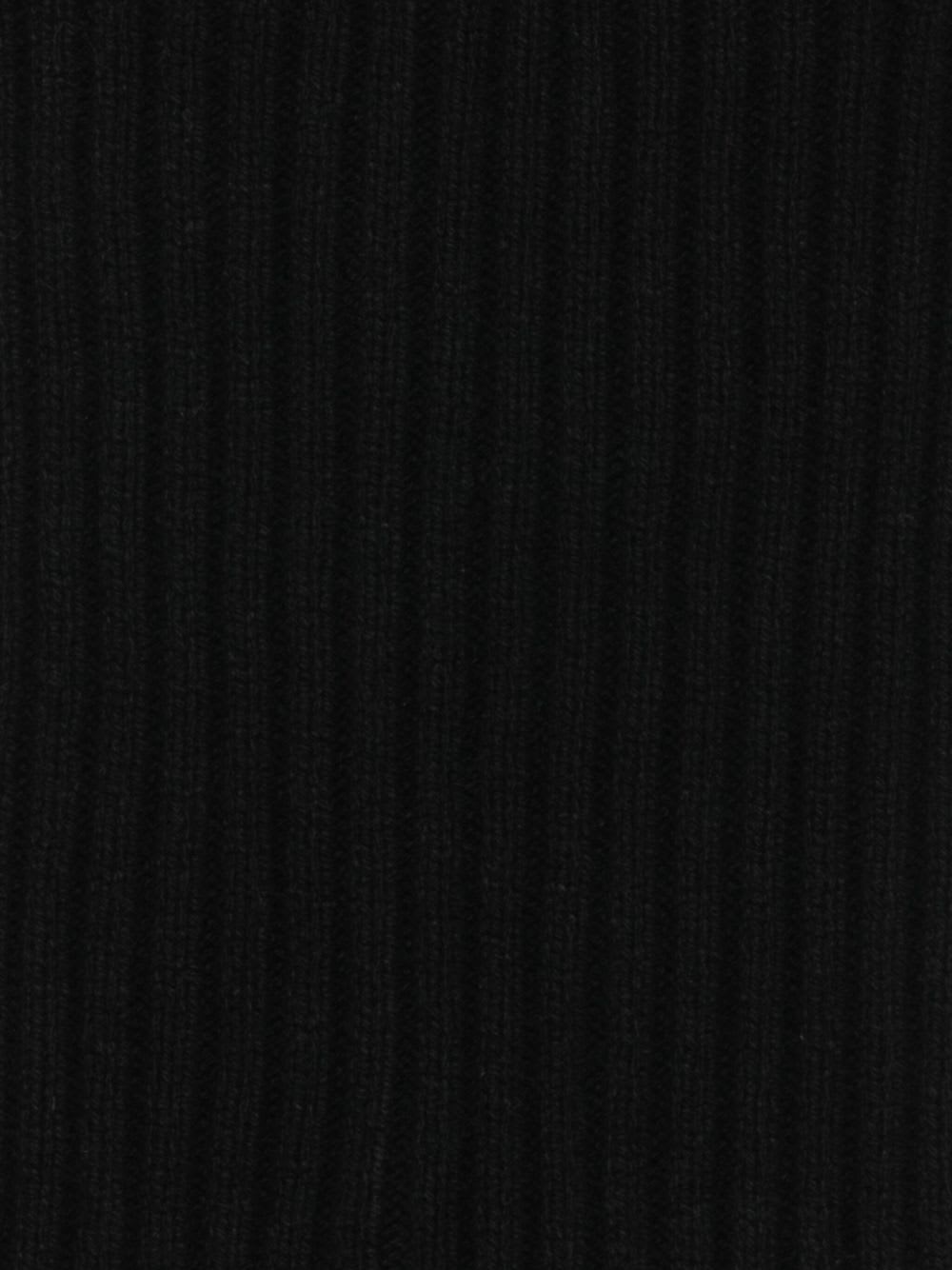 Rick Owens Cashmere Knitted Scarf In Black