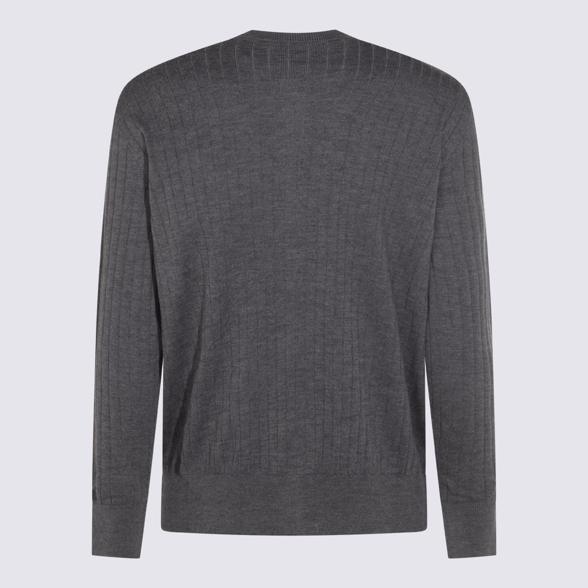 Bottega Veneta Grey Wool Knitwear In Gray