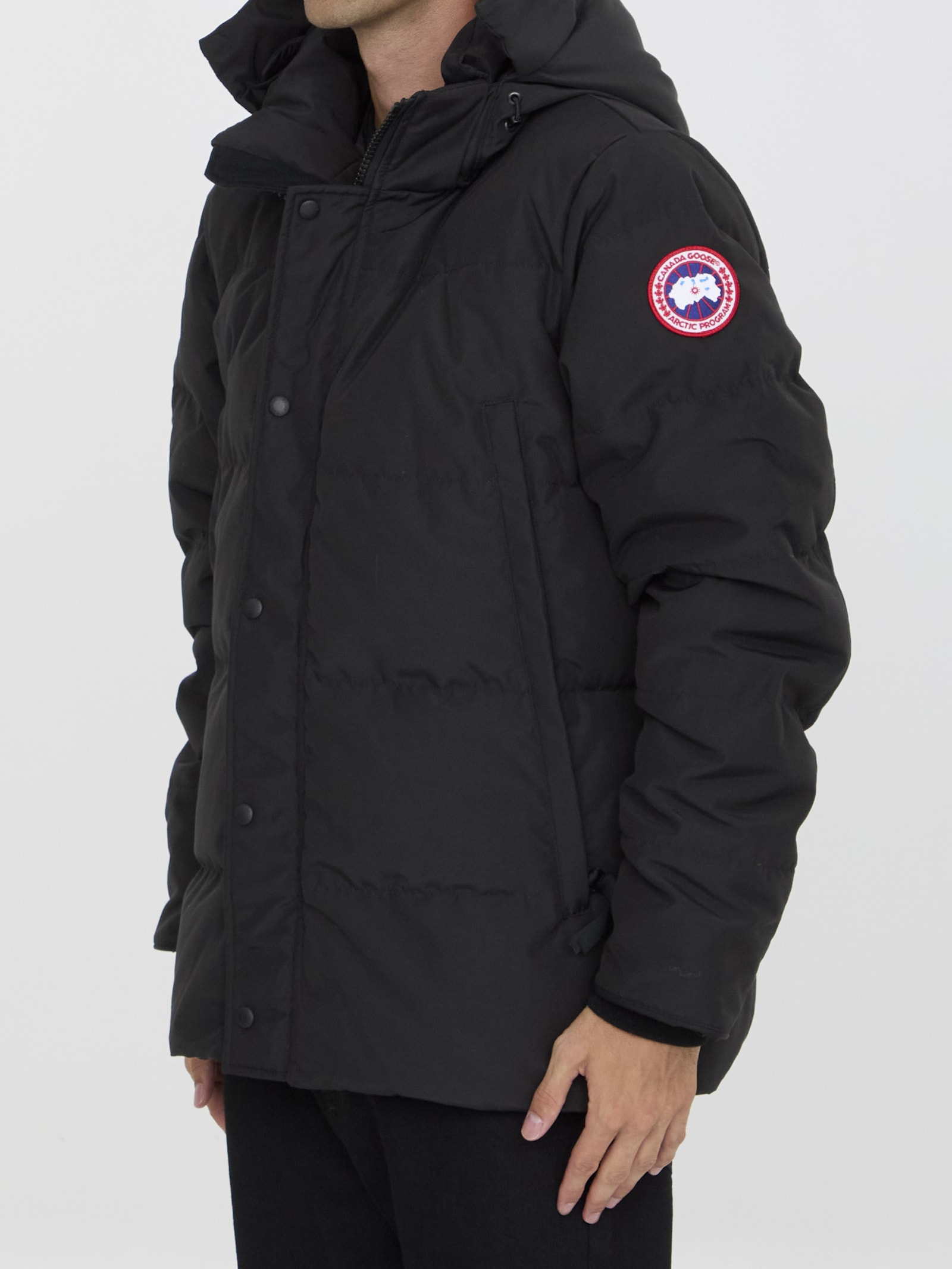 Shop Canada Goose Wyndham Parka In Black