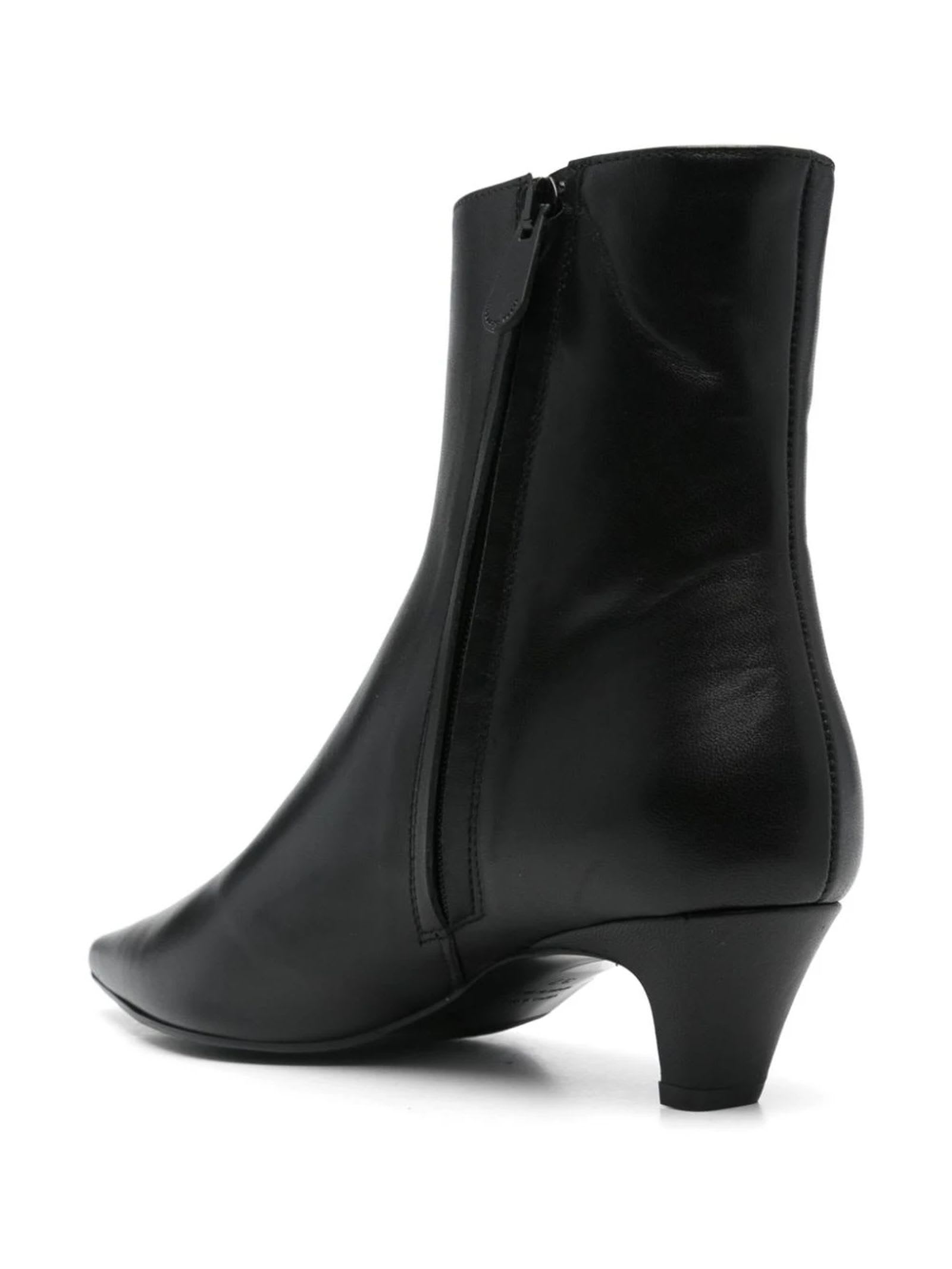 Shop Roberto Festa Black Calf Leather Samy Boots